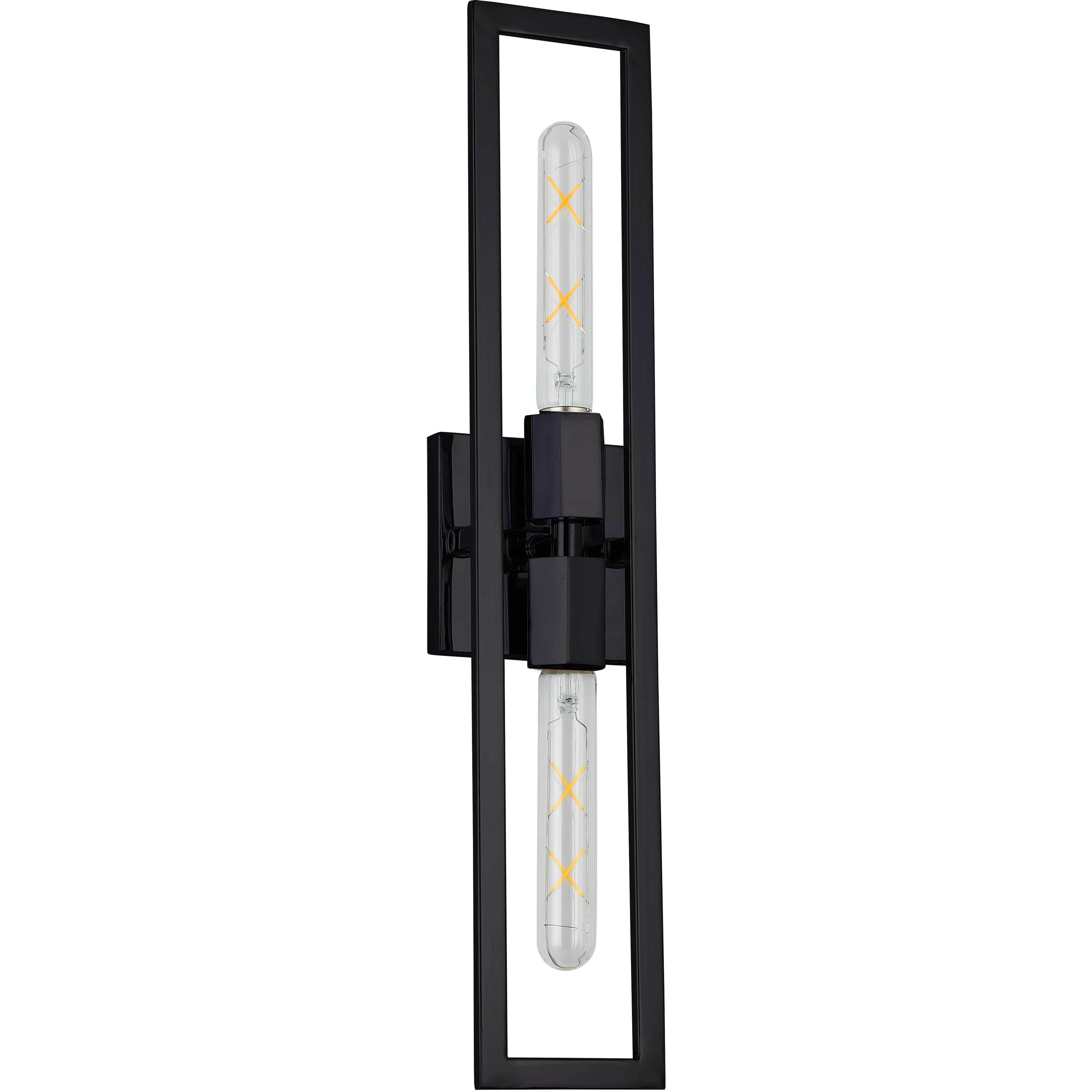 Wisteria 2 Light 4.5 inch Matte Black Decorative Wall Sconce Wall Light