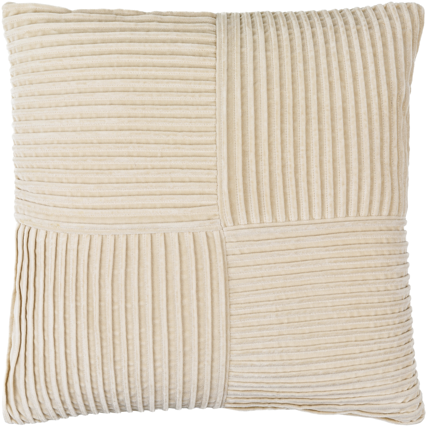 Conrad 18 X 18 inch Pearl/Ash/Natural/Khaki Accent Pillow