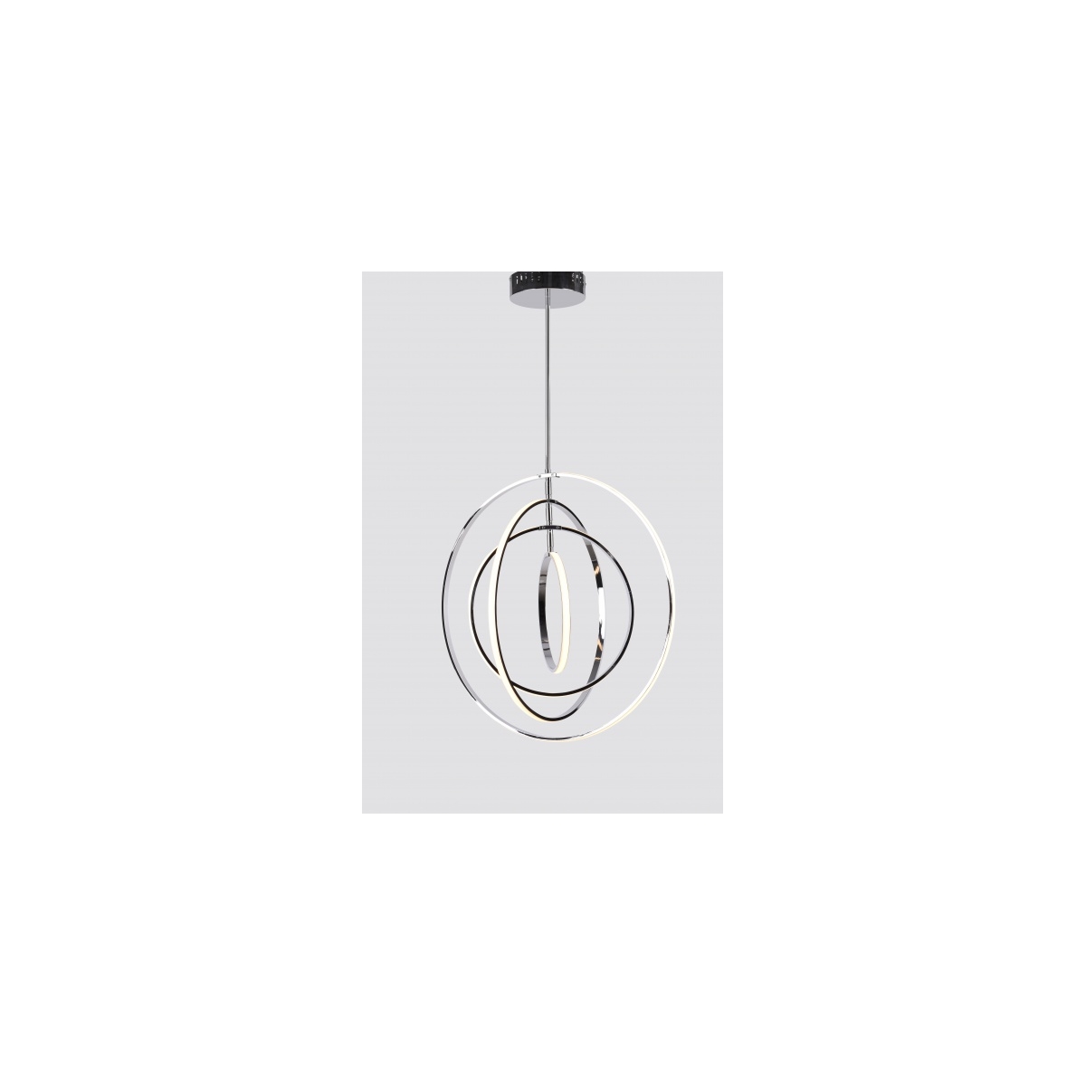 Canada LED 23.6 inch Chrome Pendant Ceiling Light