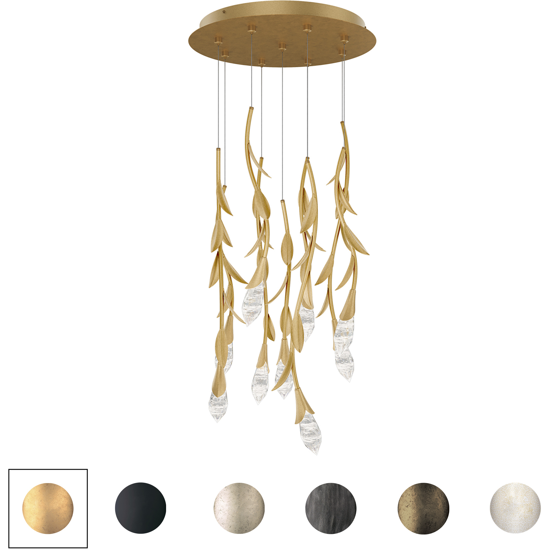 Signature Secret Garden LED 17 inch Heirloom Bronze Multi-Light Pendant Ceiling Light