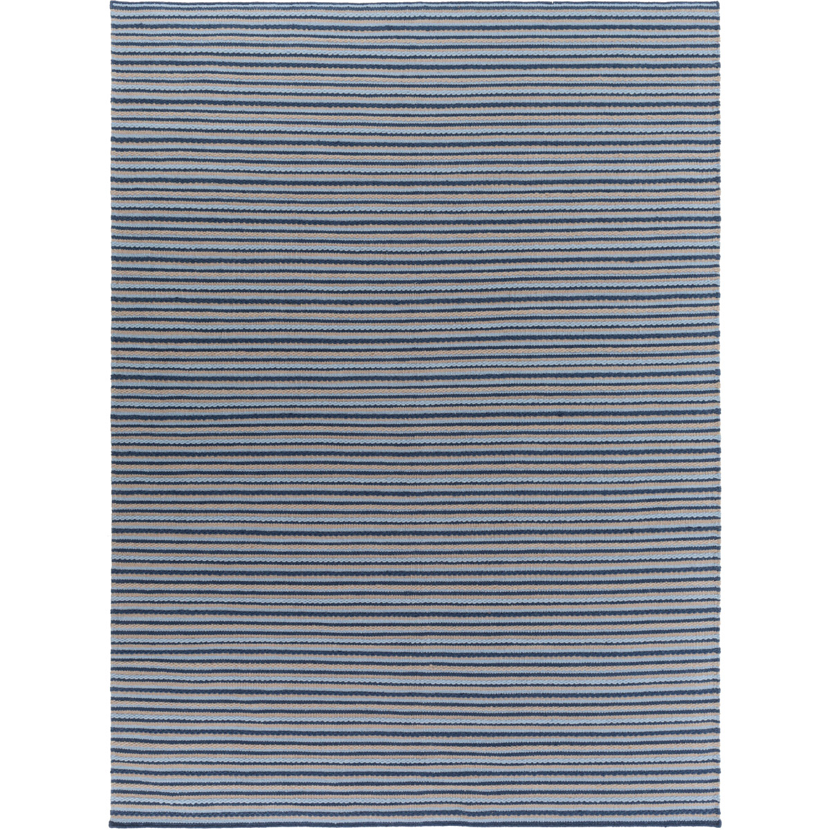 Ravena 132 X 96 inch Navy, Denim, Taupe Rug