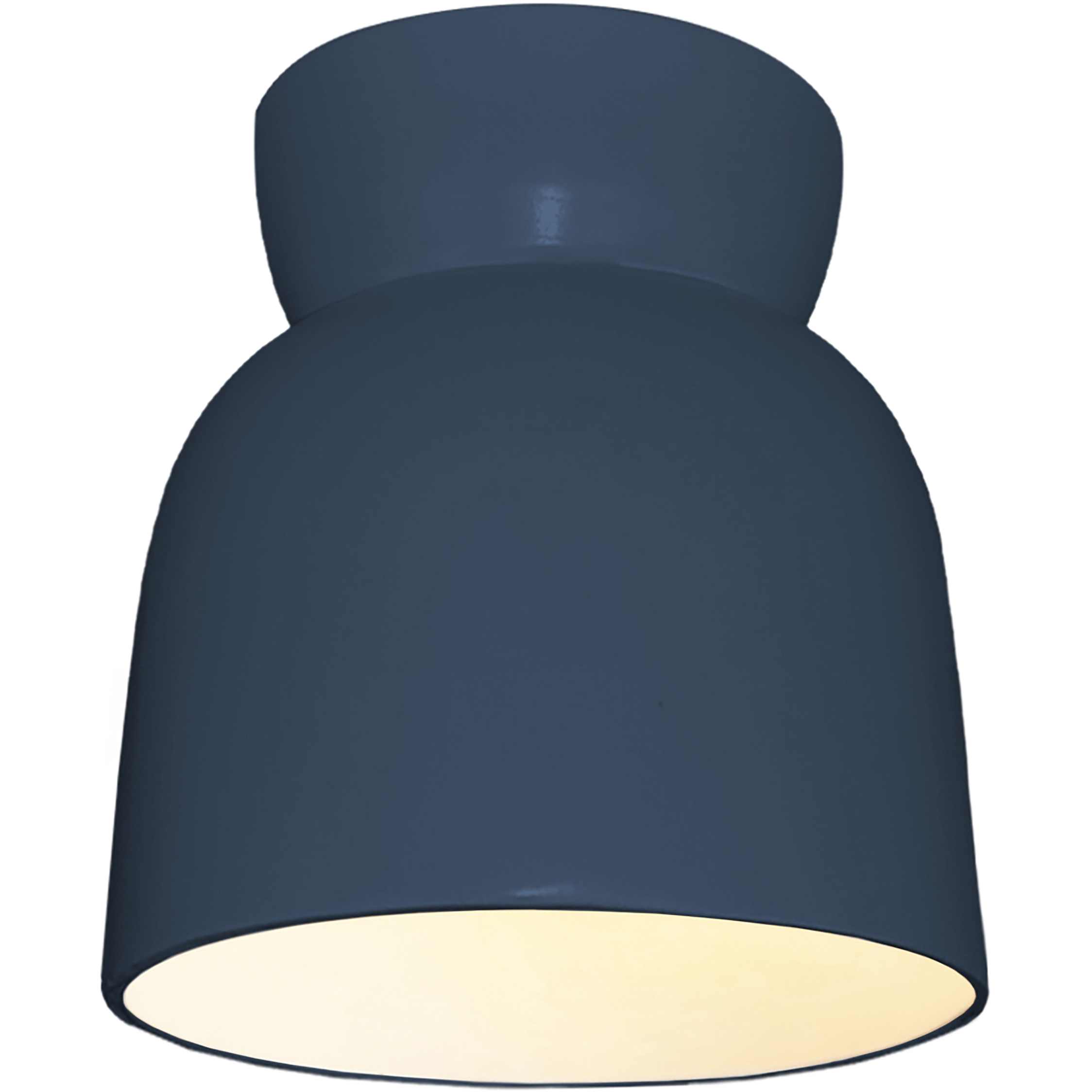 Radiance Collection 1 Light 7.5 inch Midnight Sky Outdoor Flush Mount in Replaceable Bulb