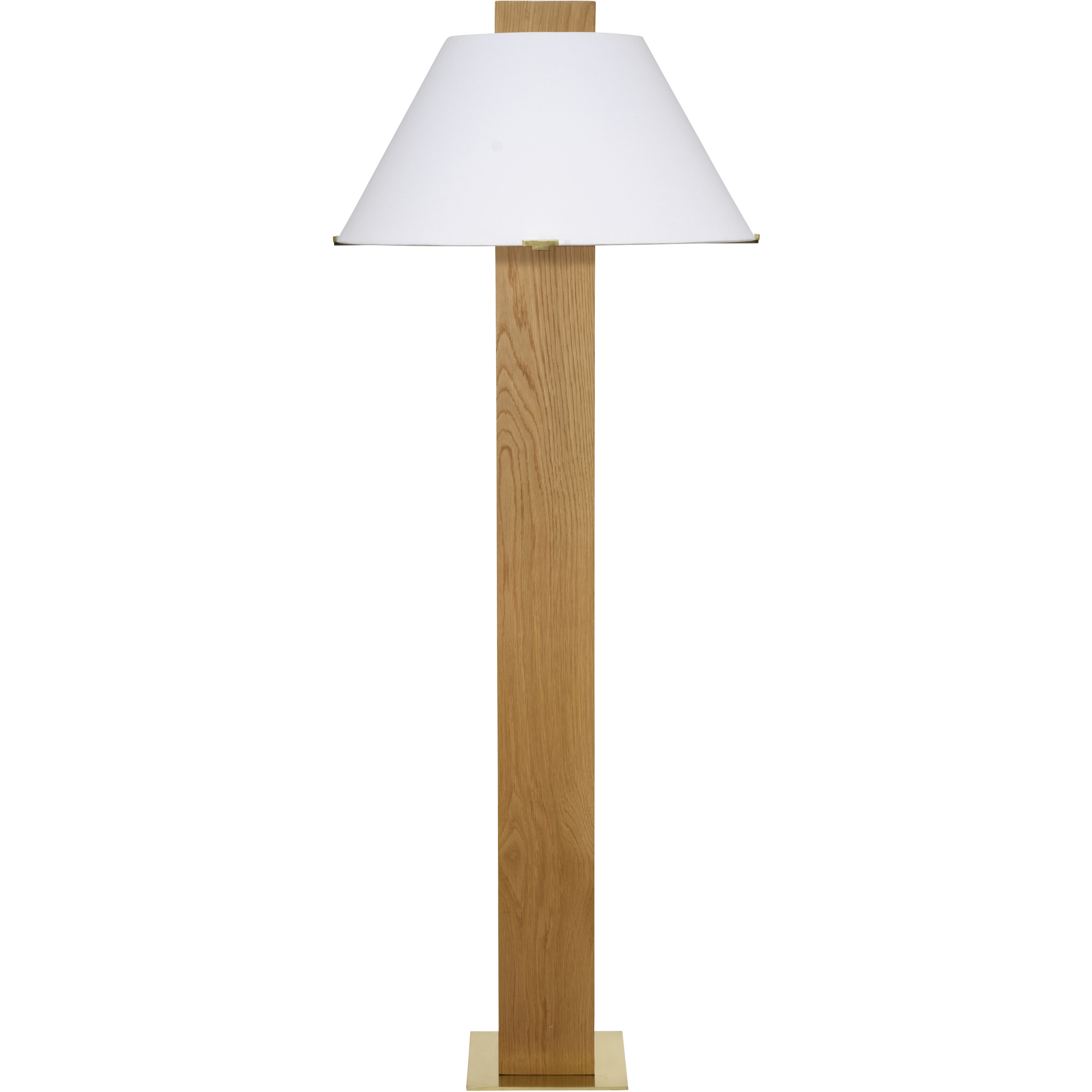 Craftsman 65.75 inch 60 watt Natural Oak Floor Lamp Portable Light, Inline