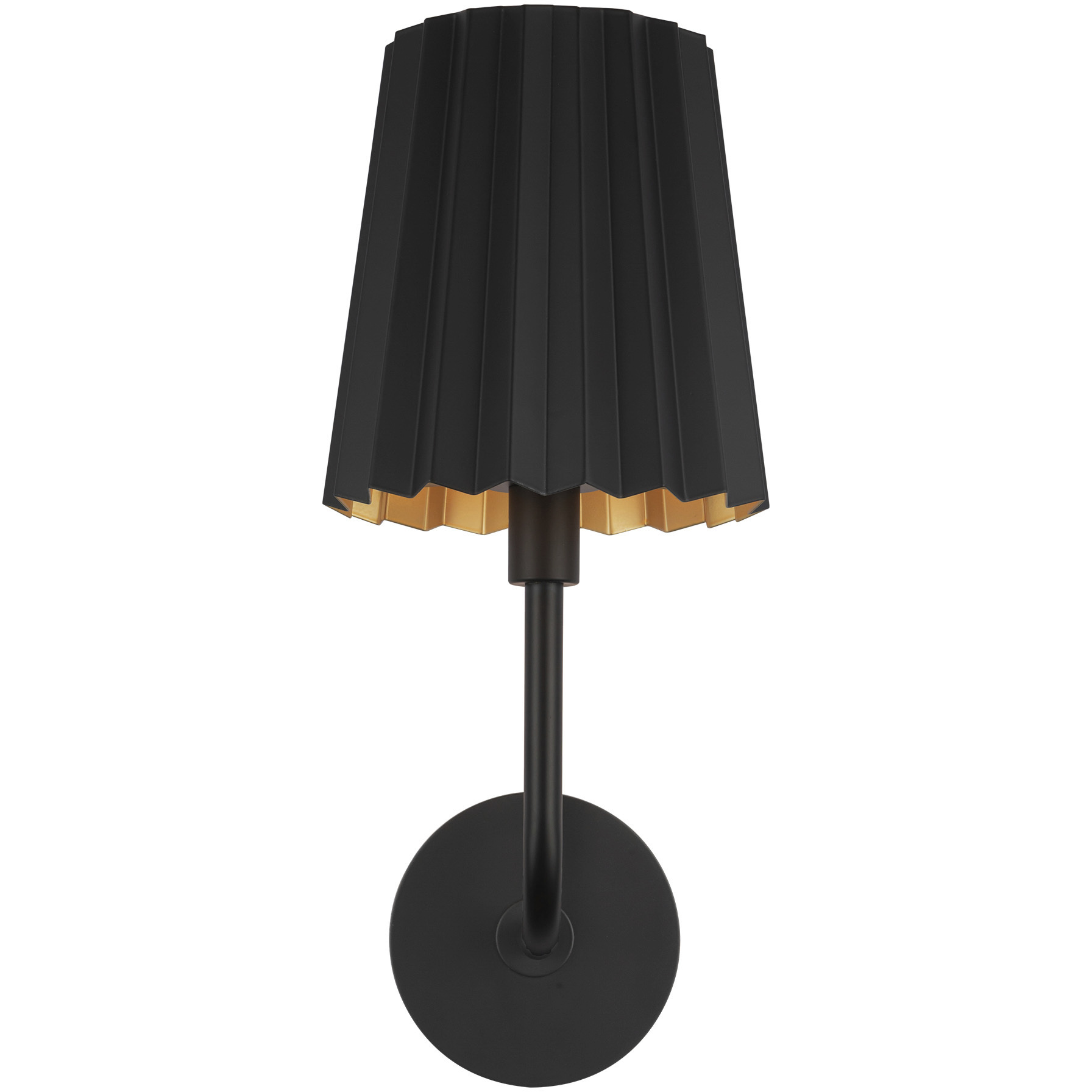 Alora Mood Plisse 1 Light 7 inch Matte Black Wall/Vanity Light Wall Light