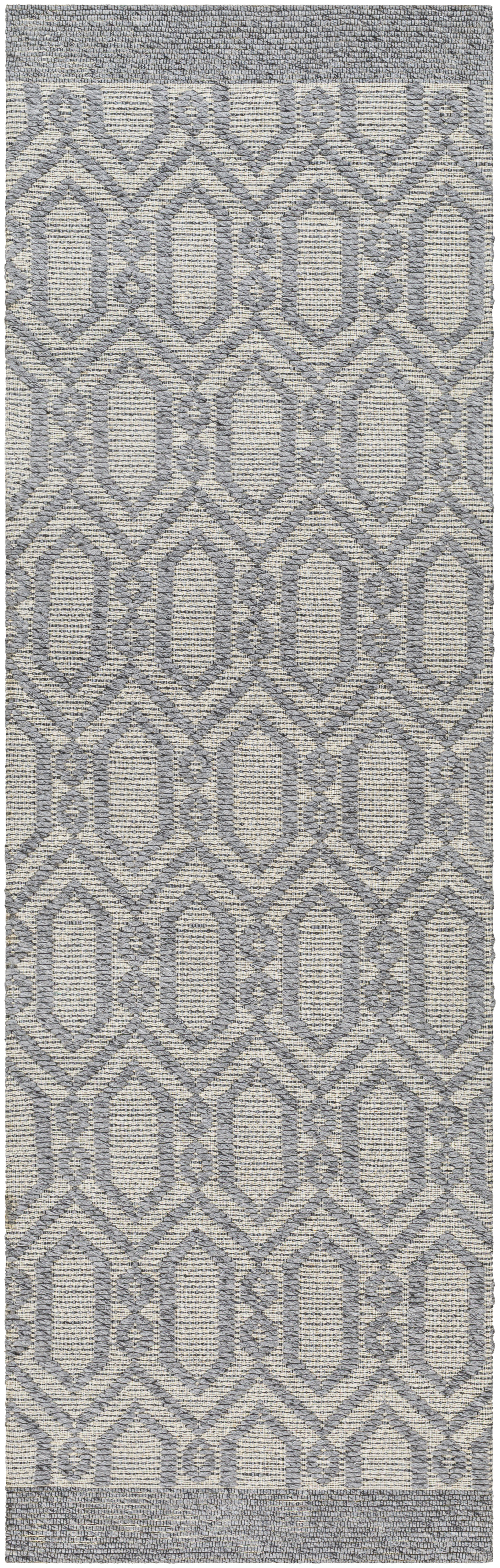 Napoli 96 X 30 inch Gray Rug, Runner