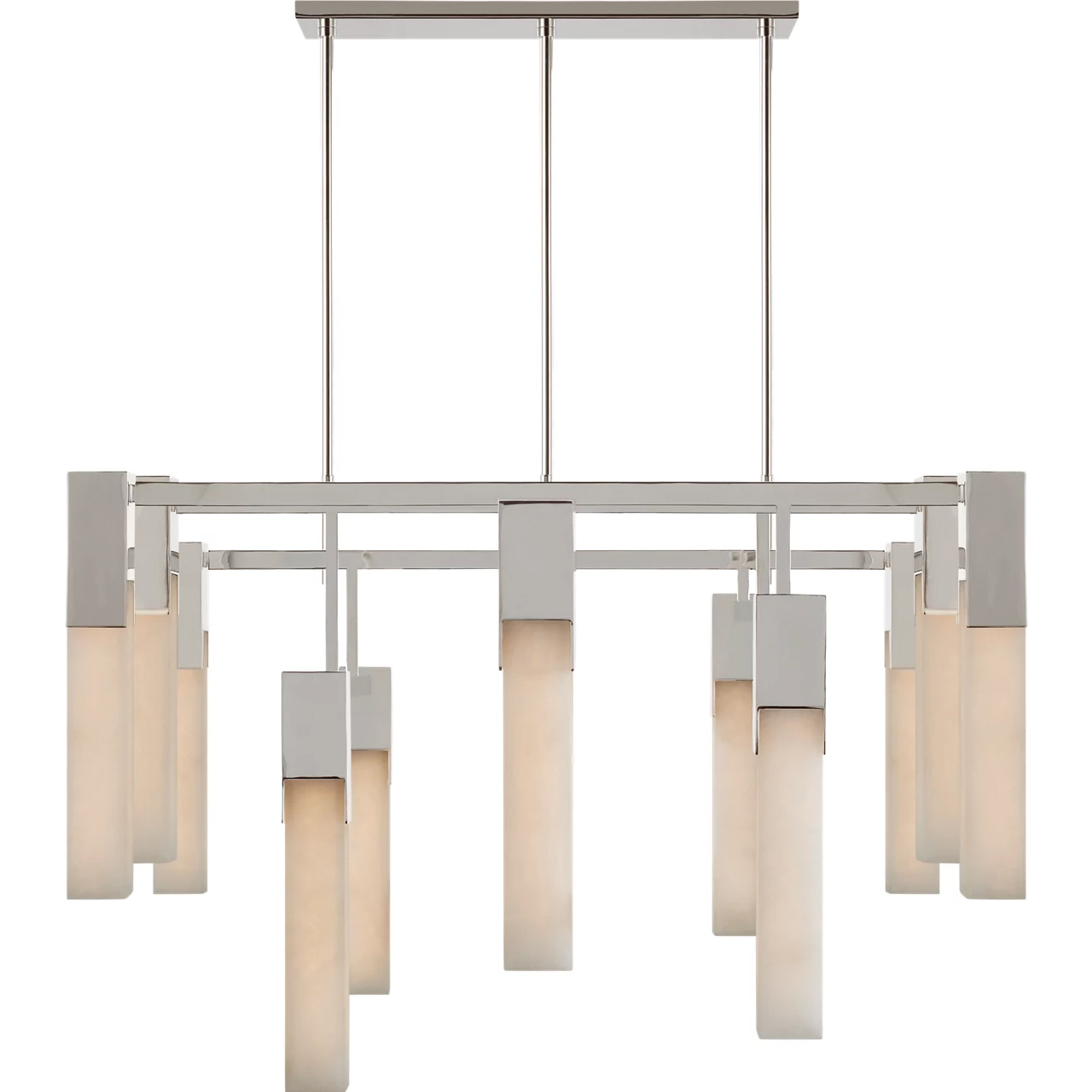 Kelly Wearstler Covet LED 31.25 inch Polished Nickel Chandelier Ceiling Light, Large