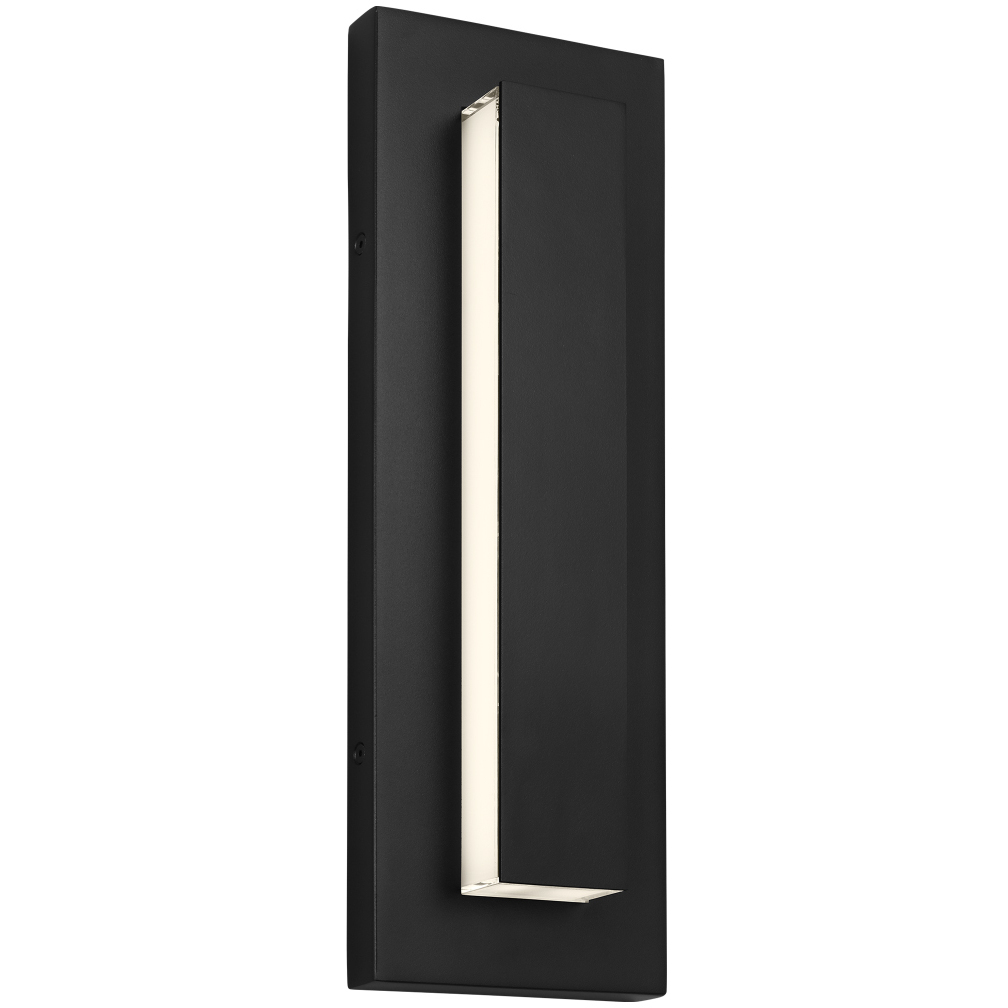 Sean Lavin Aspen LED 15 inch Black Outdoor Wall Sconce in In-Line Fuse,  Surge Protection