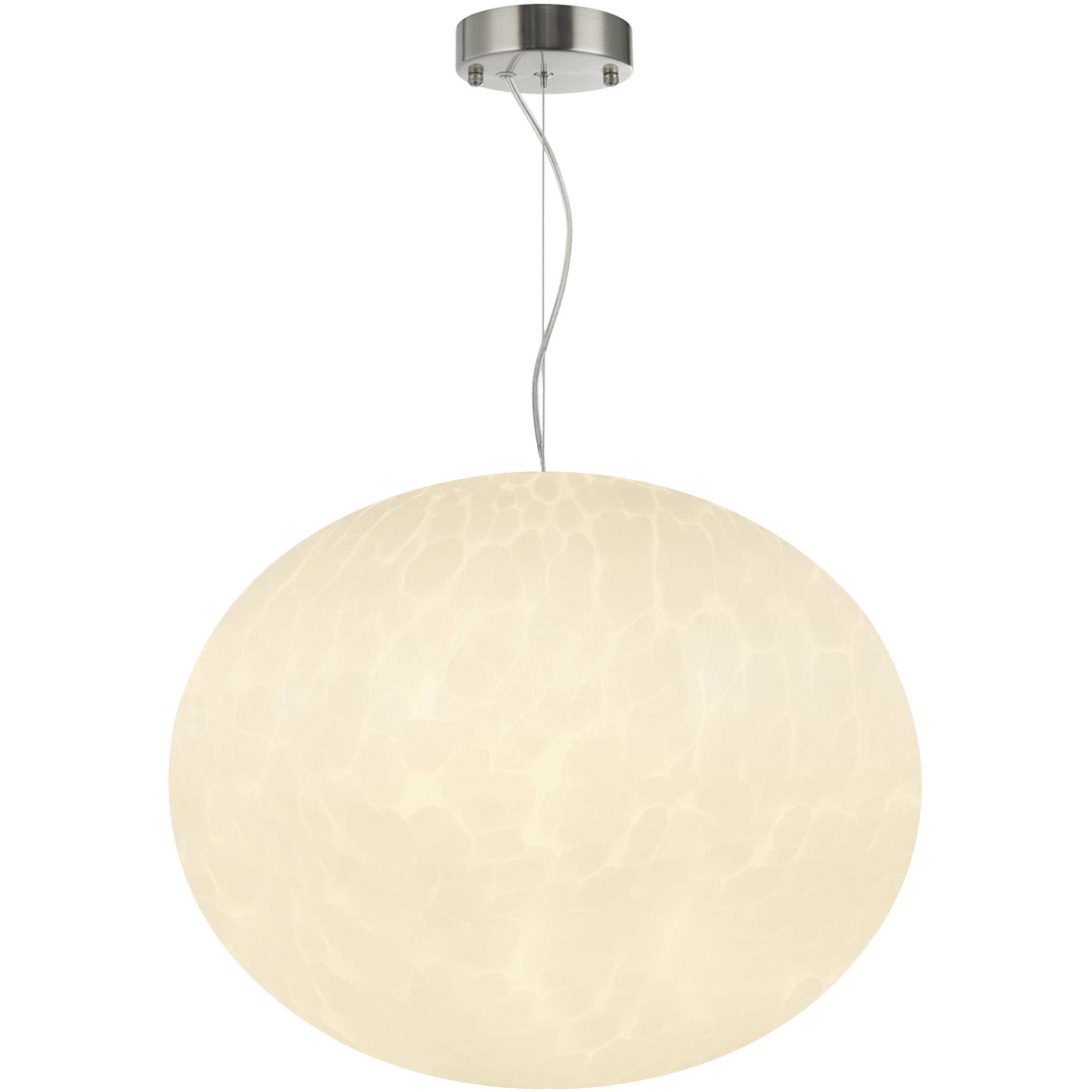 Portico LED 19.7 inch Satin Nickel Pendant Ceiling Light