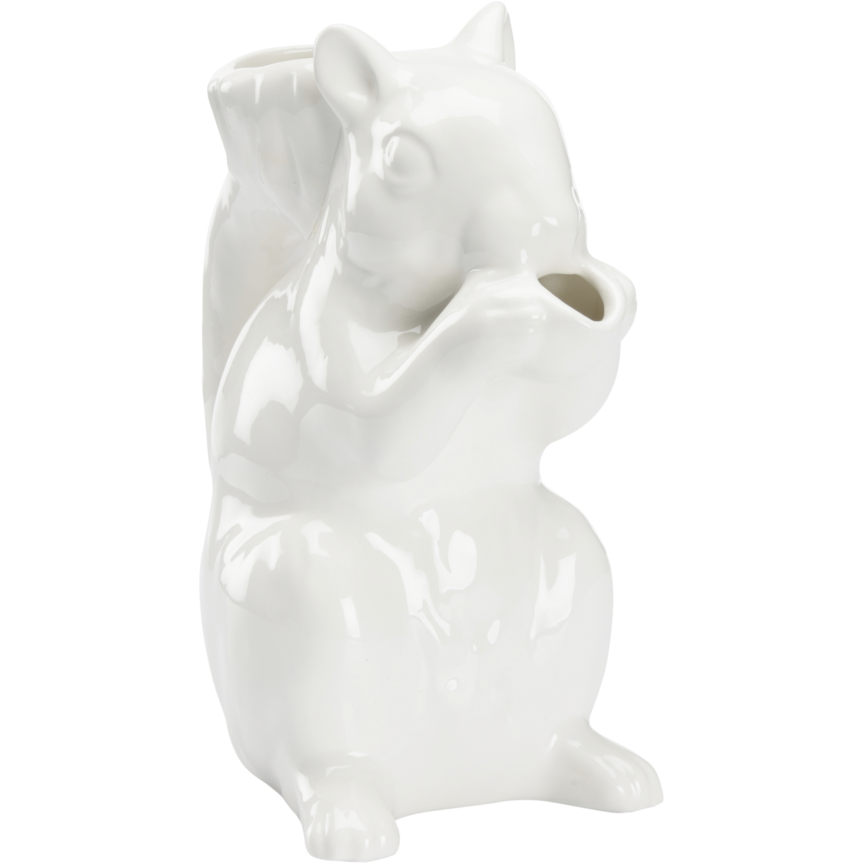 Squirrel White/Cream Pitcher