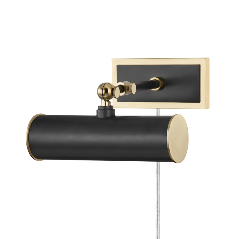 Holly 25 watt 8 inch Aged Old Bronze Picture Light Wall Light, with Plug