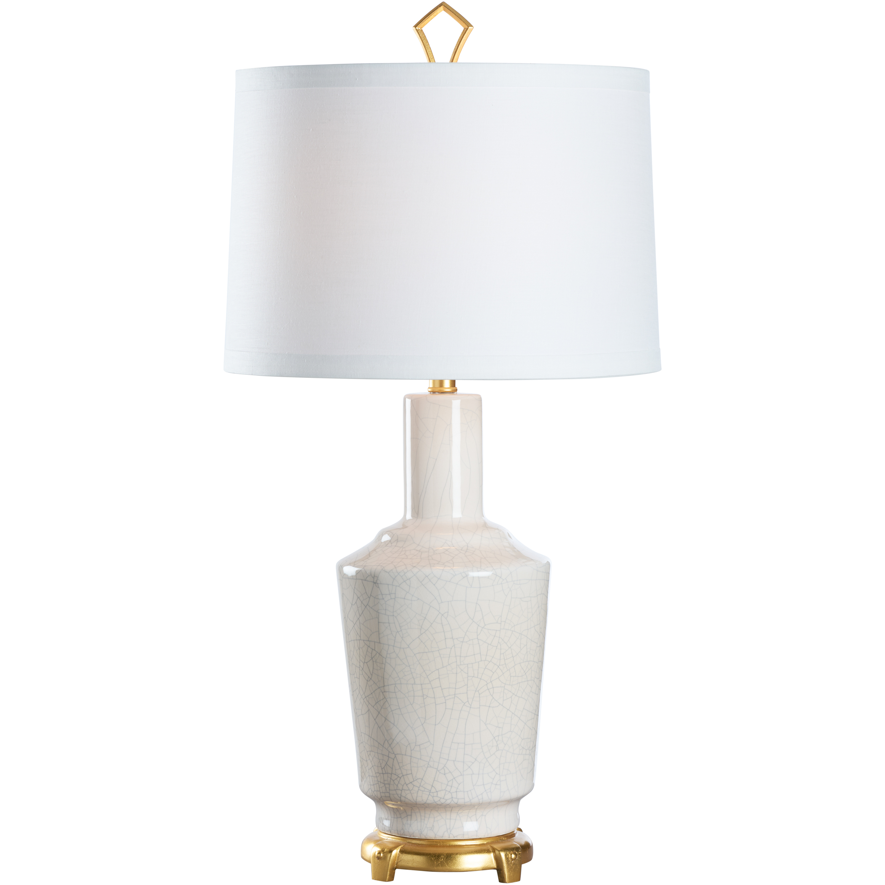 Emma 23 inch 100.00 watt White/Cream Table Lamp Portable Light