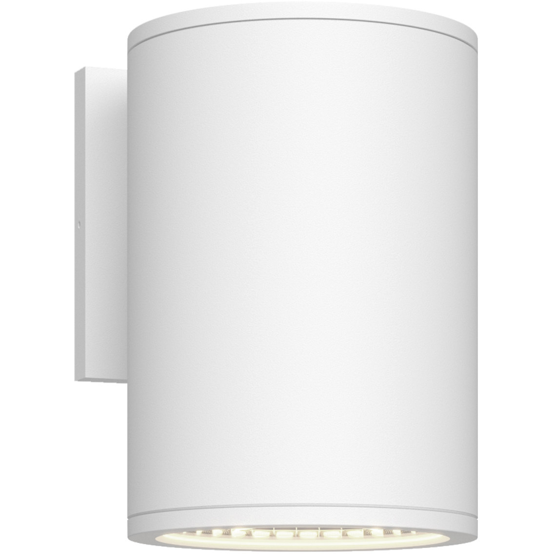 Nordic LED 7 inch White Exterior Wall Light