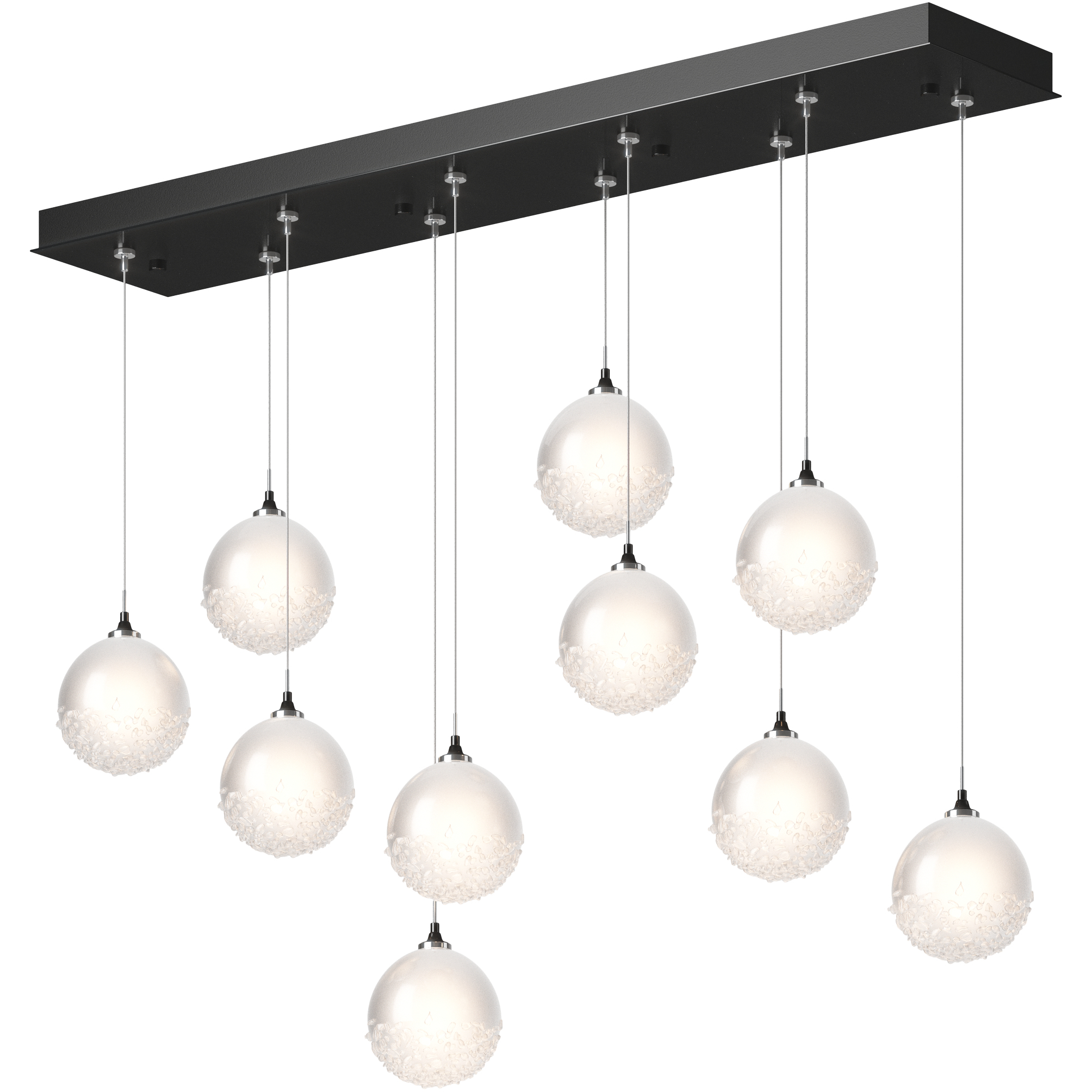 Fritz 10 Light 44.5 inch Ink Pendant Ceiling Light, Standard