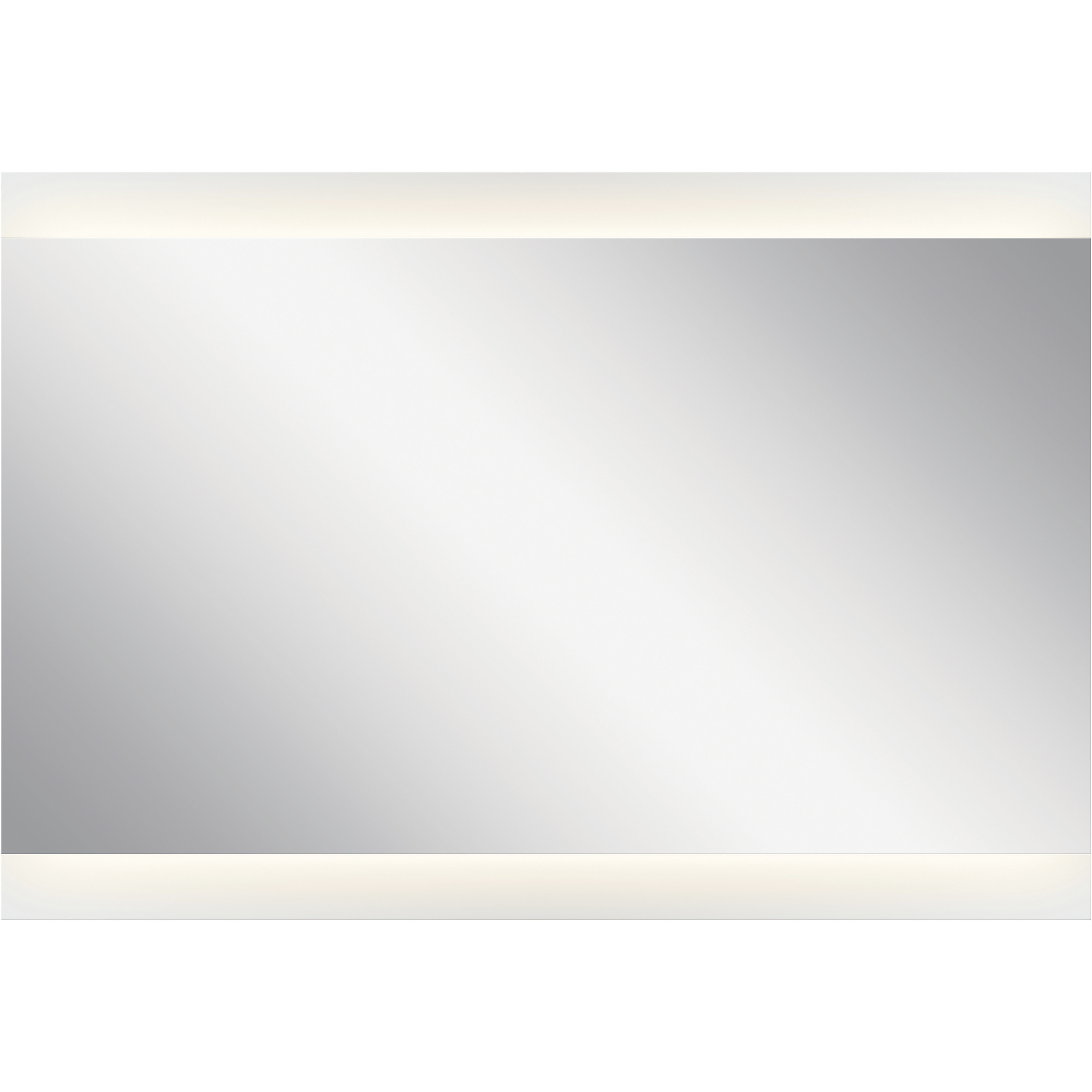 Ohio 39 X 27 inch Unfinished Wall Mirror, Backlight