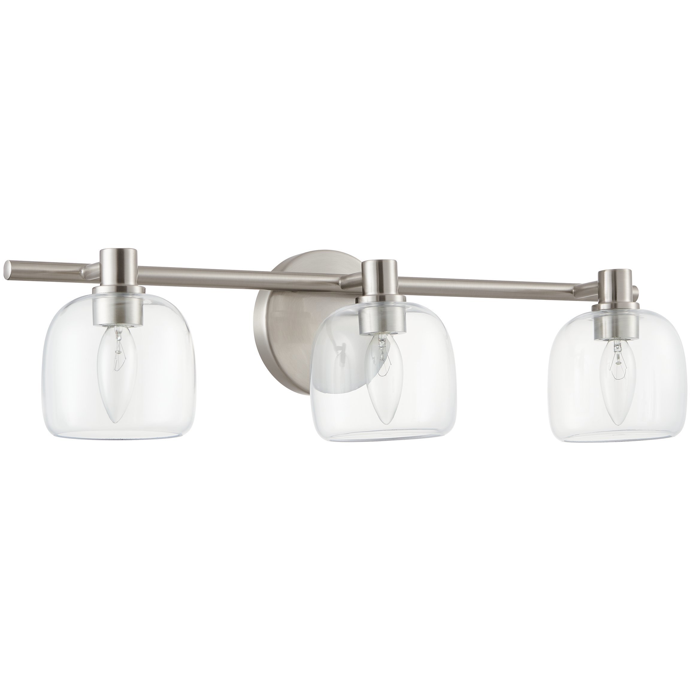 Valentina 3 Light 24 inch Brushed Nickel Vanity Light Wall Light