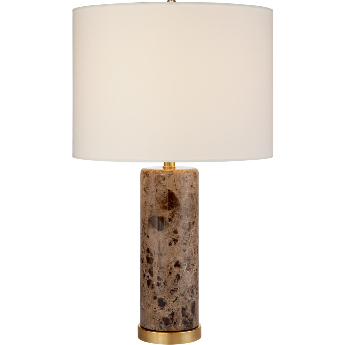AERIN Cliff 30 inch 150 watt Brown Marble Table Lamp Portable Light
