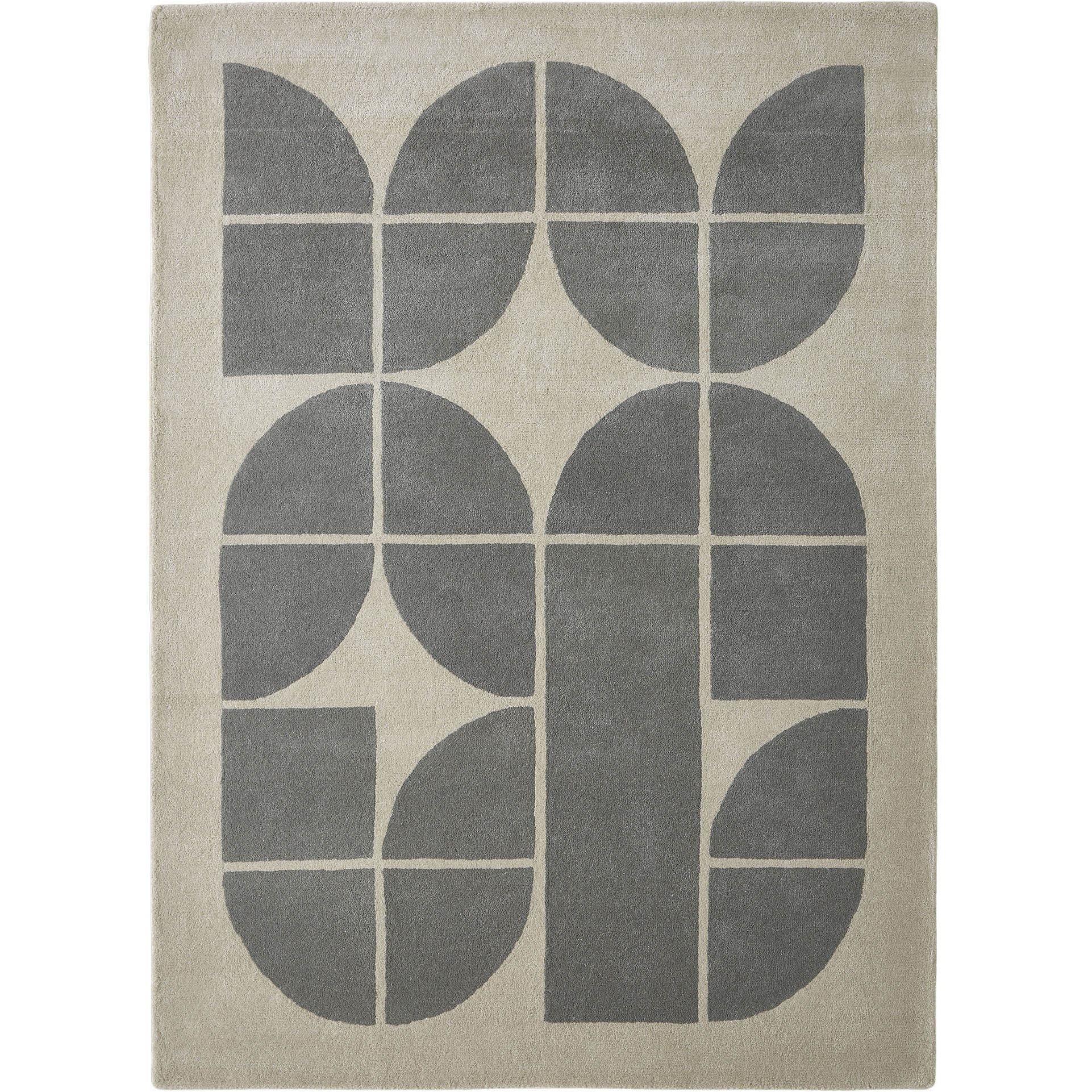 Perseverance 122 X 94 inch Oatmeal and Charcoal Indoor Rug, 7'10" X 10'2"