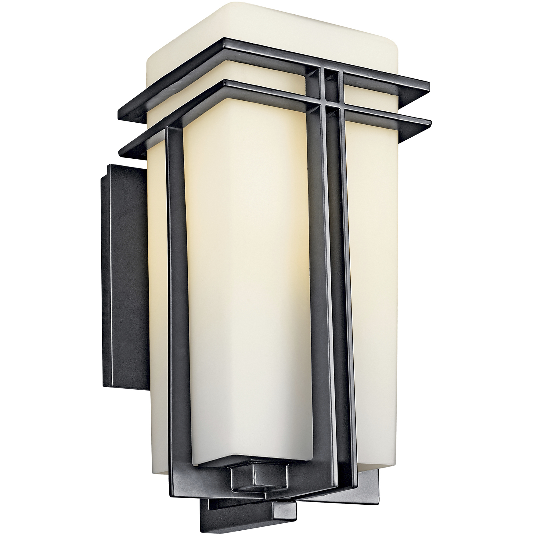 Tremillo 1 Light 14 inch Black Outdoor Wall, Medium