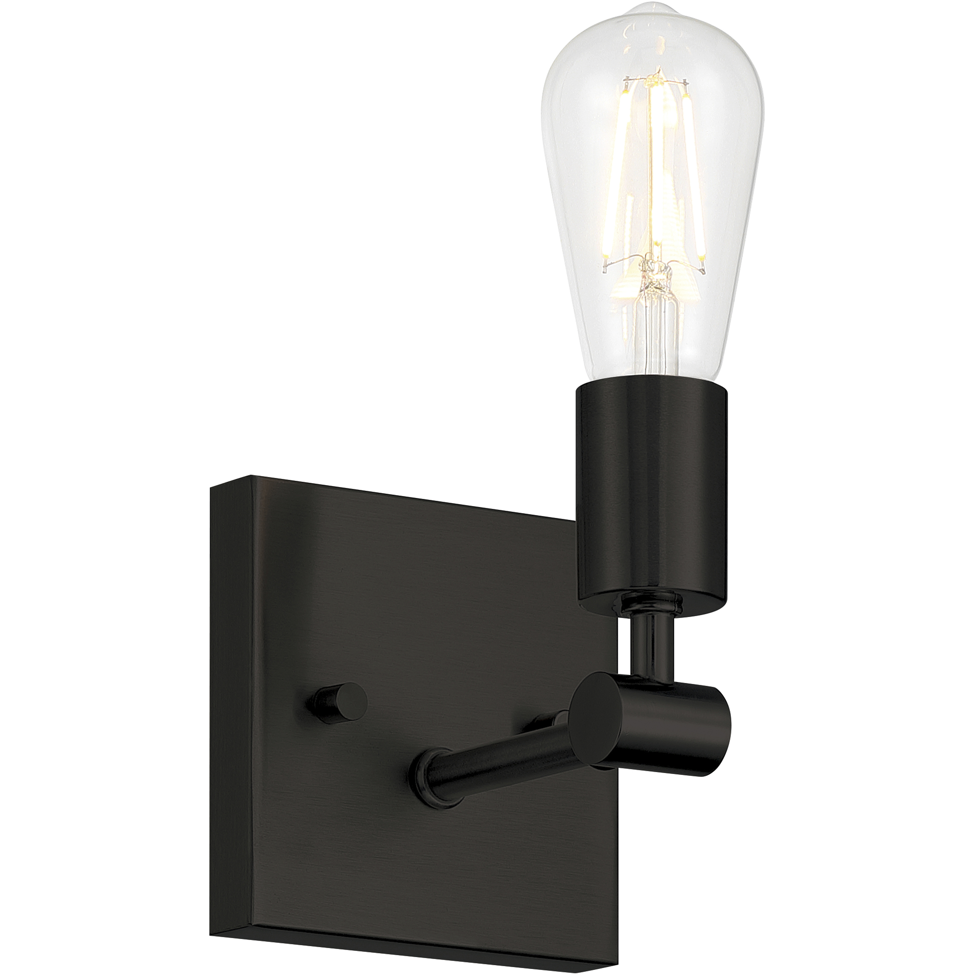 Virgin 1 Light 4.75 inch Matte Black Wall Sconce Wall Light