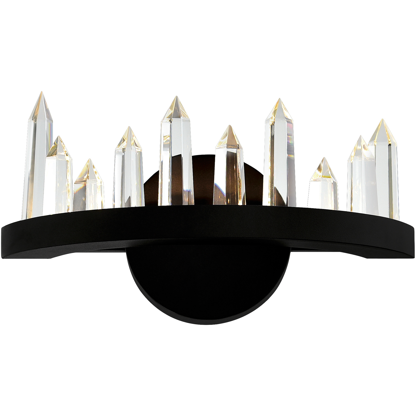 Juliette LED 12 inch Black Wall Light