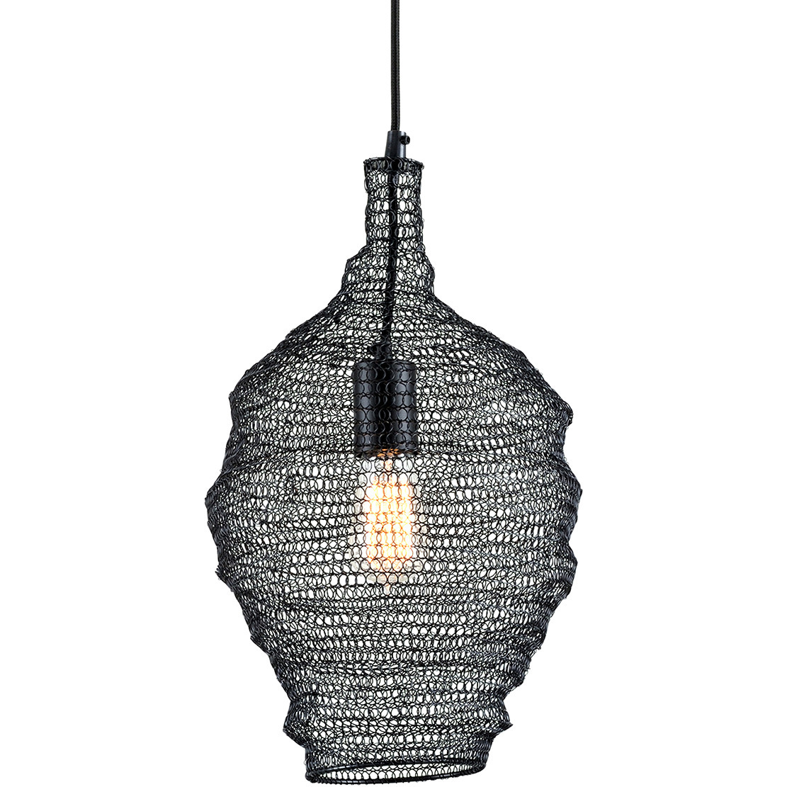 Wabi Sabi 1 Light 12 inch Soft Black Pendant Ceiling Light