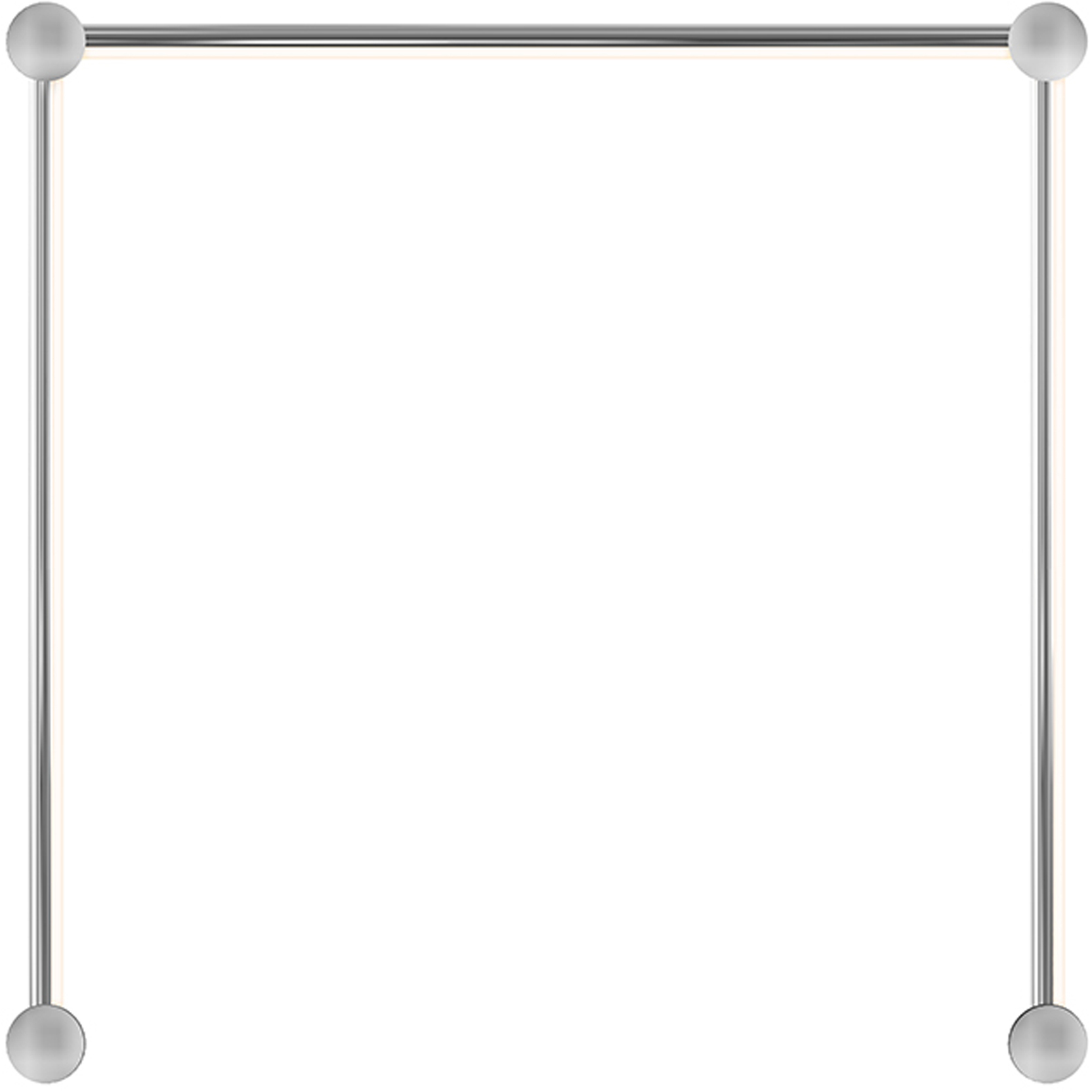 Purolinear 360 LED 25 inch Polished Chrome ADA Wall Bar Light Wall Light