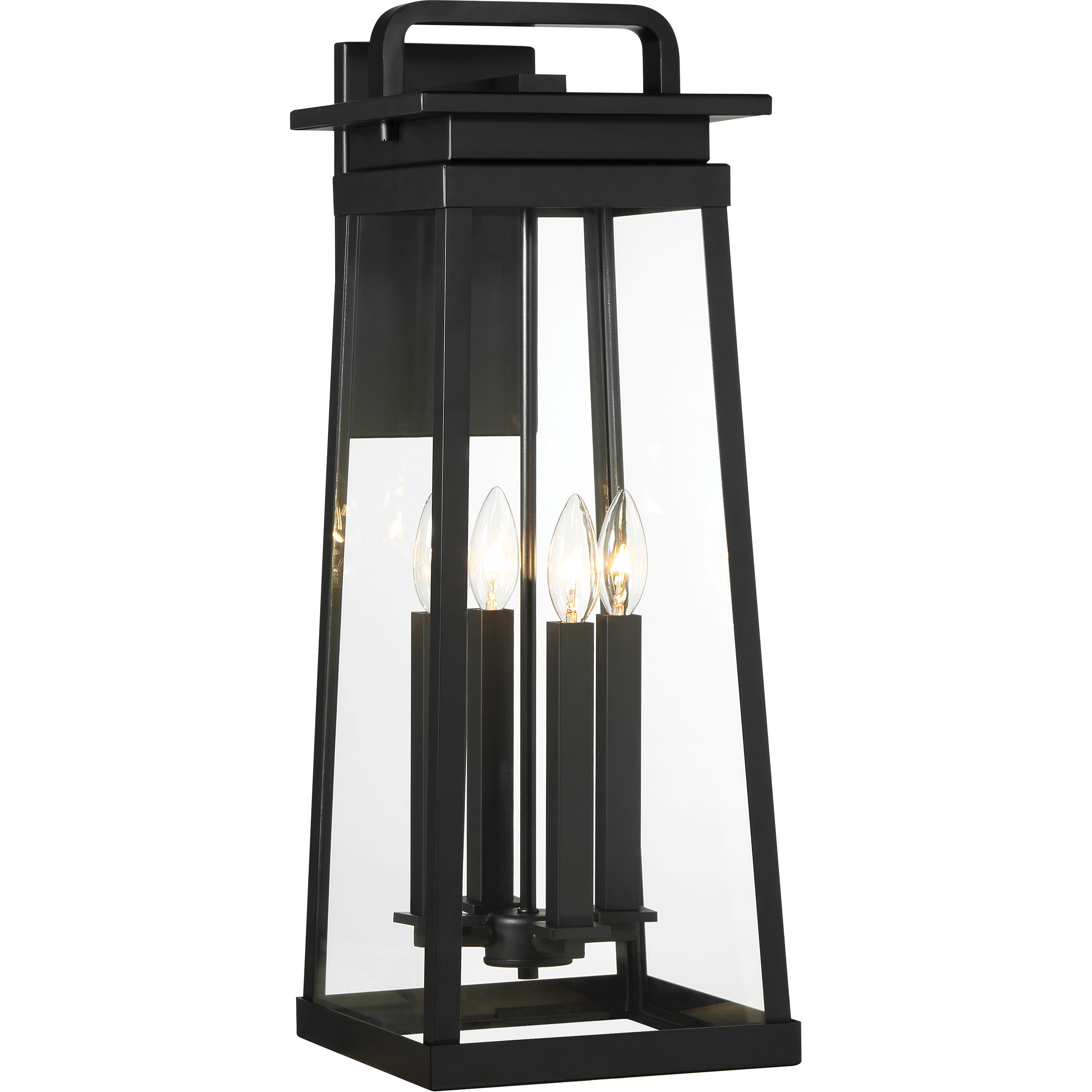 Great Outdoors Isla Vista 4 Light 24 inch Coal Outdoor Wall Mount