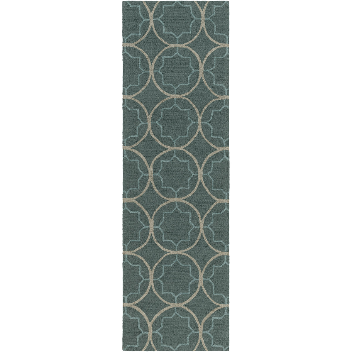 Rain 144 X 108 inch Teal, Sage, Taupe Rug