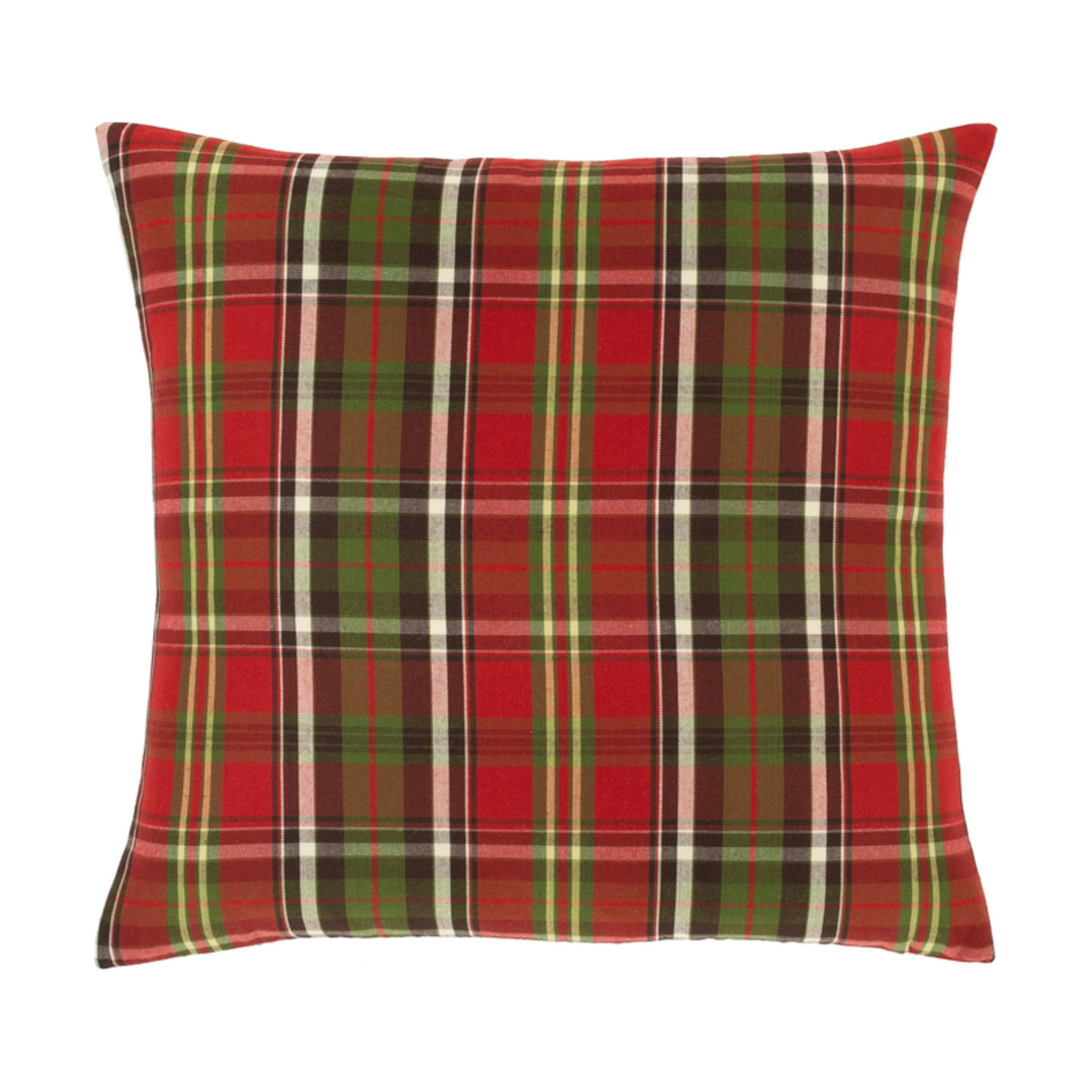 Allison 18 X 18 inch Cherry/Dark Brown/Grass Green/Ivory/Bright Yellow Pillow Cover