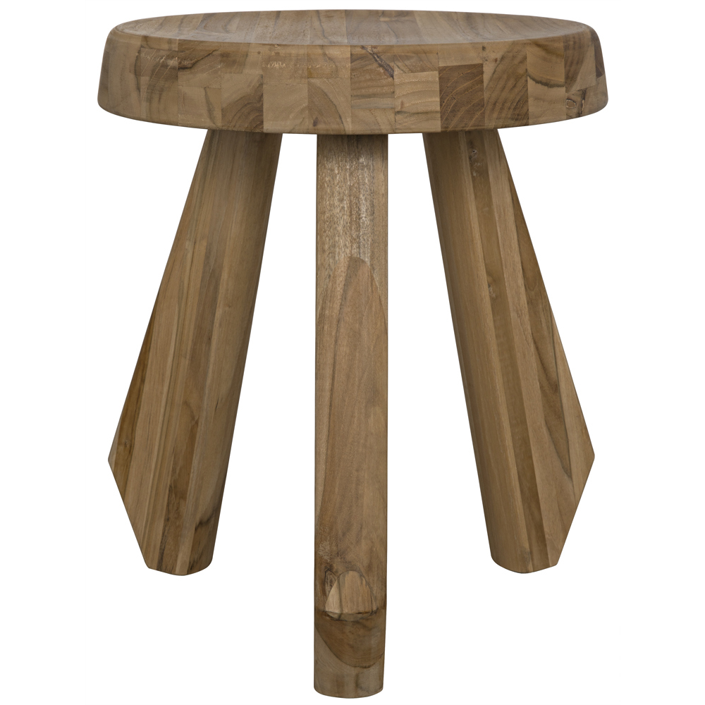 Priam 18.5 inch Clear Coat Semi-Gloss Stool