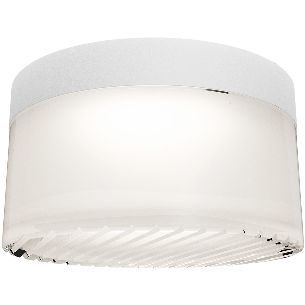Tuck III LED 5.38 inch White Outdoor Flush Mount