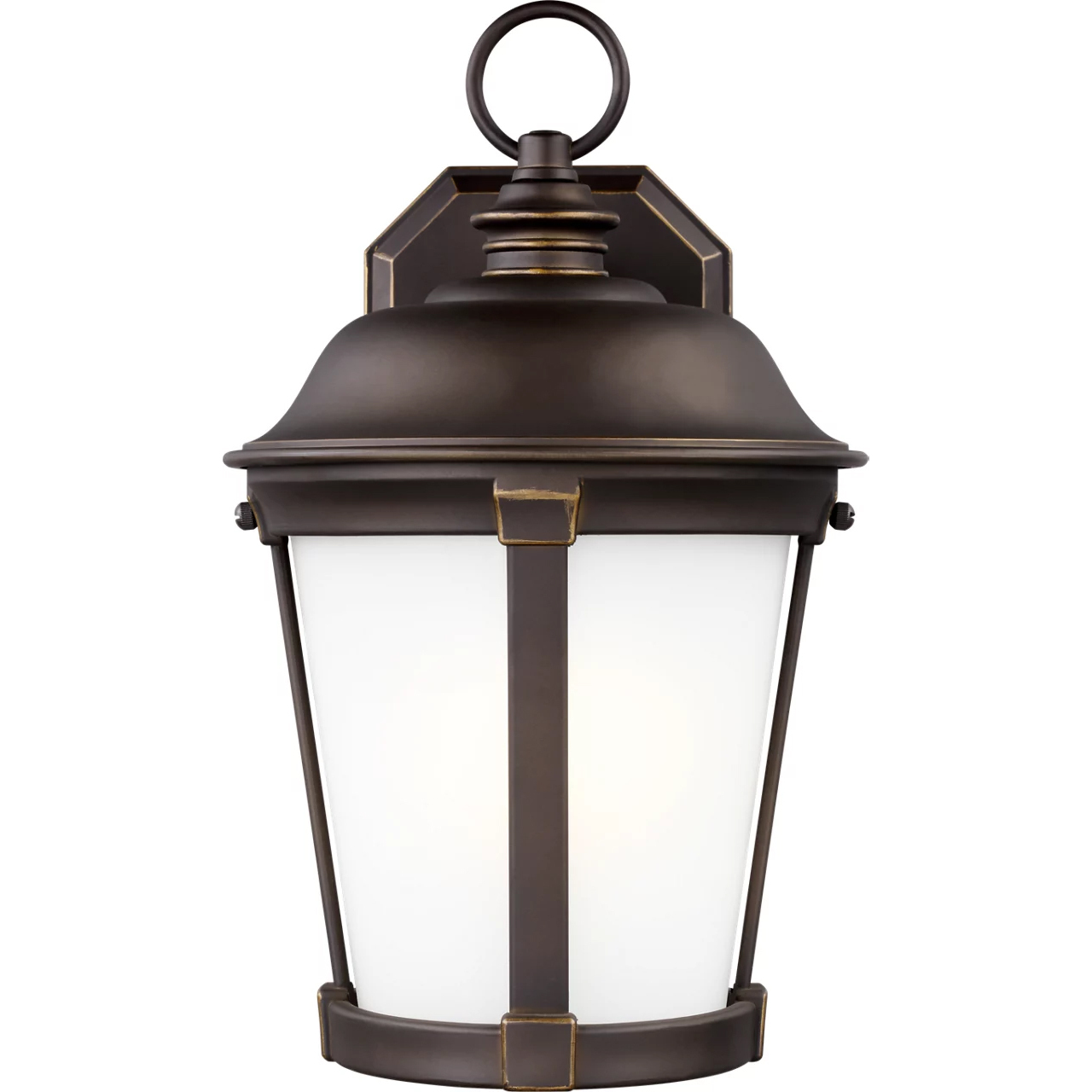 Calder 1 Light 12.25 inch Antique Bronze Outdoor Wall Lantern, Medium