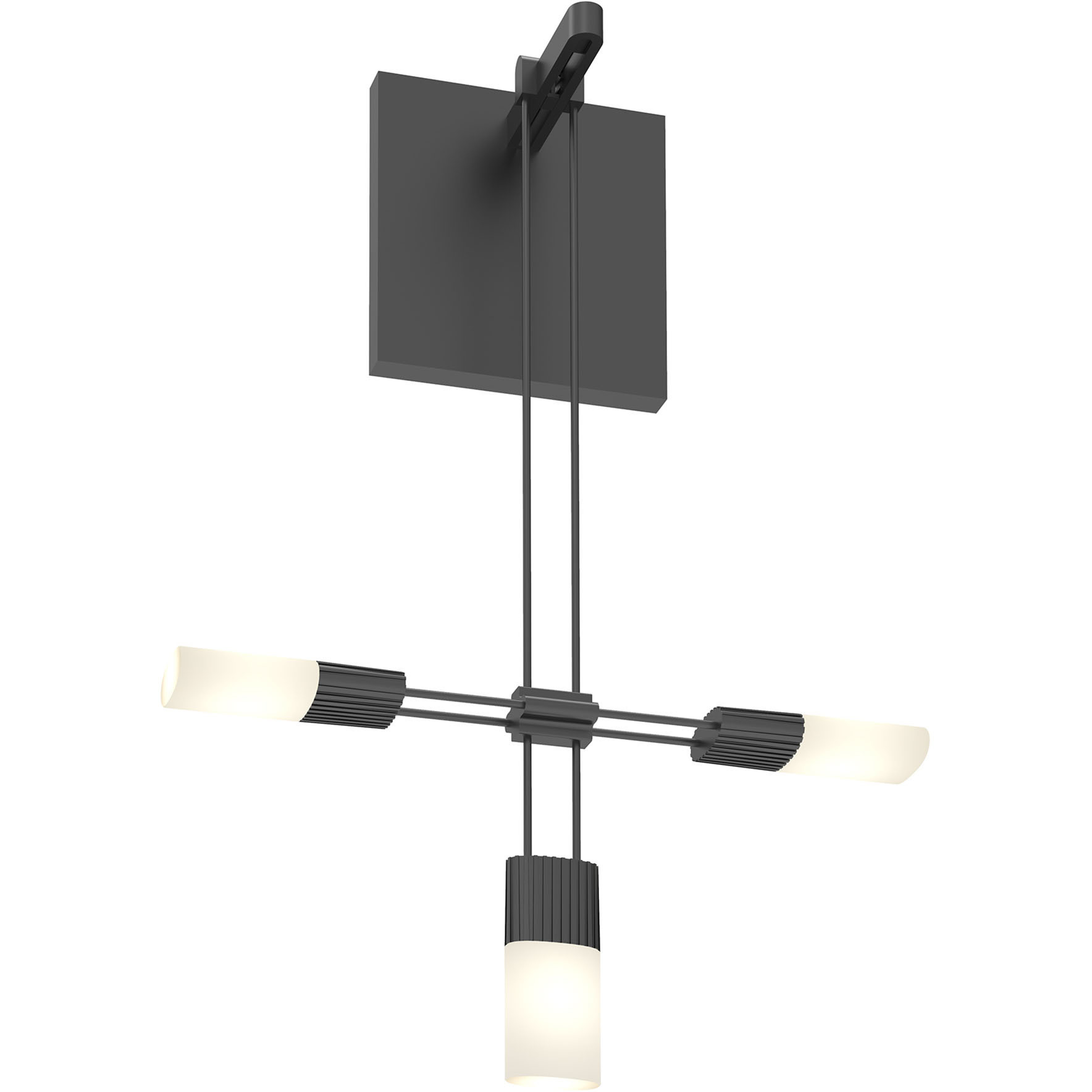 Suspenders LED 11 inch Satin Black ADA Sconce Wall Light