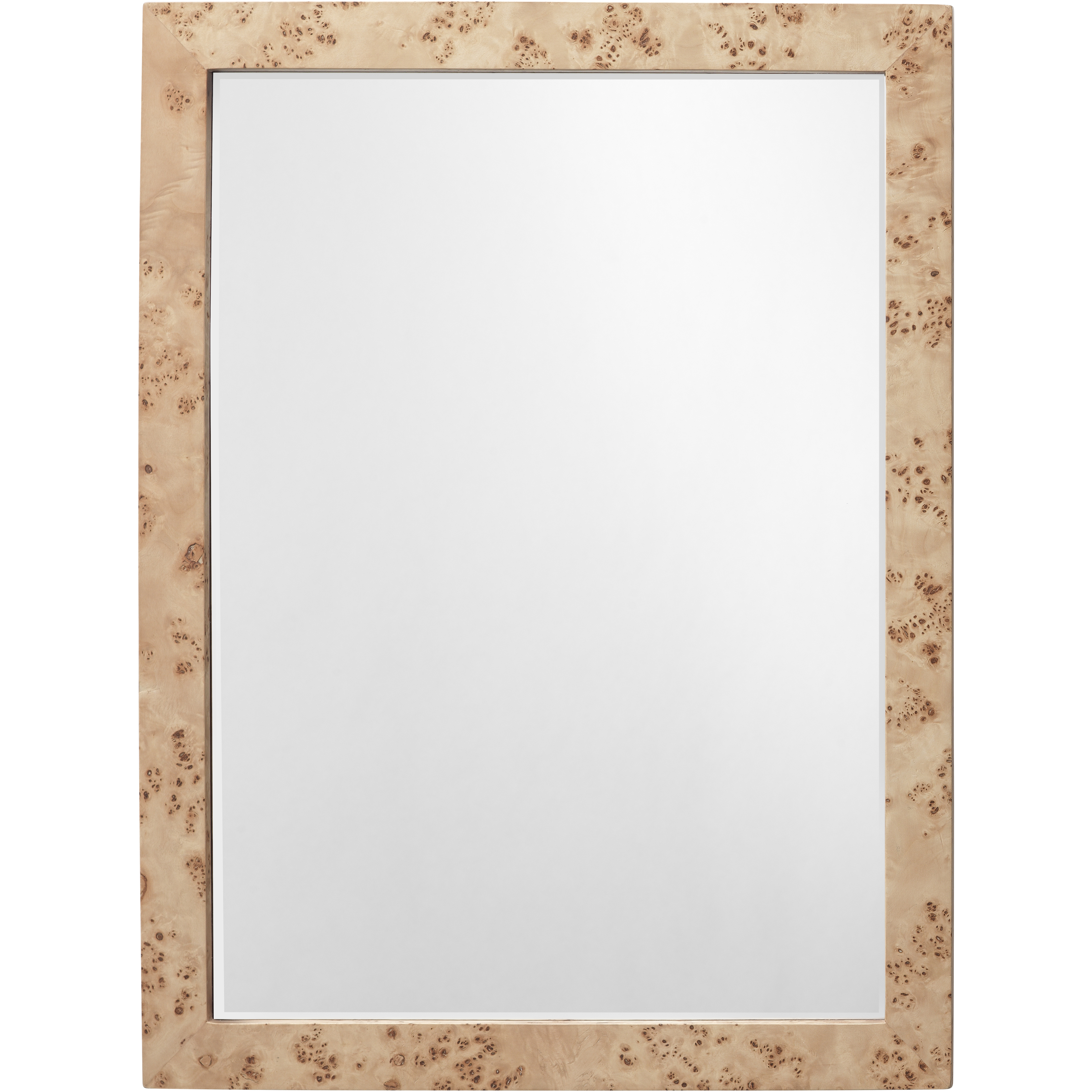 Chandler 33 X 25 inch Natural Burl Wood Wall Mirror