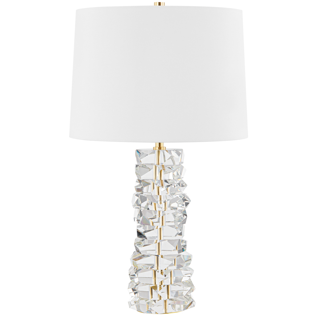 Bellarie 28.5 inch 15 watt Aged Brass Table Lamp Portable Light