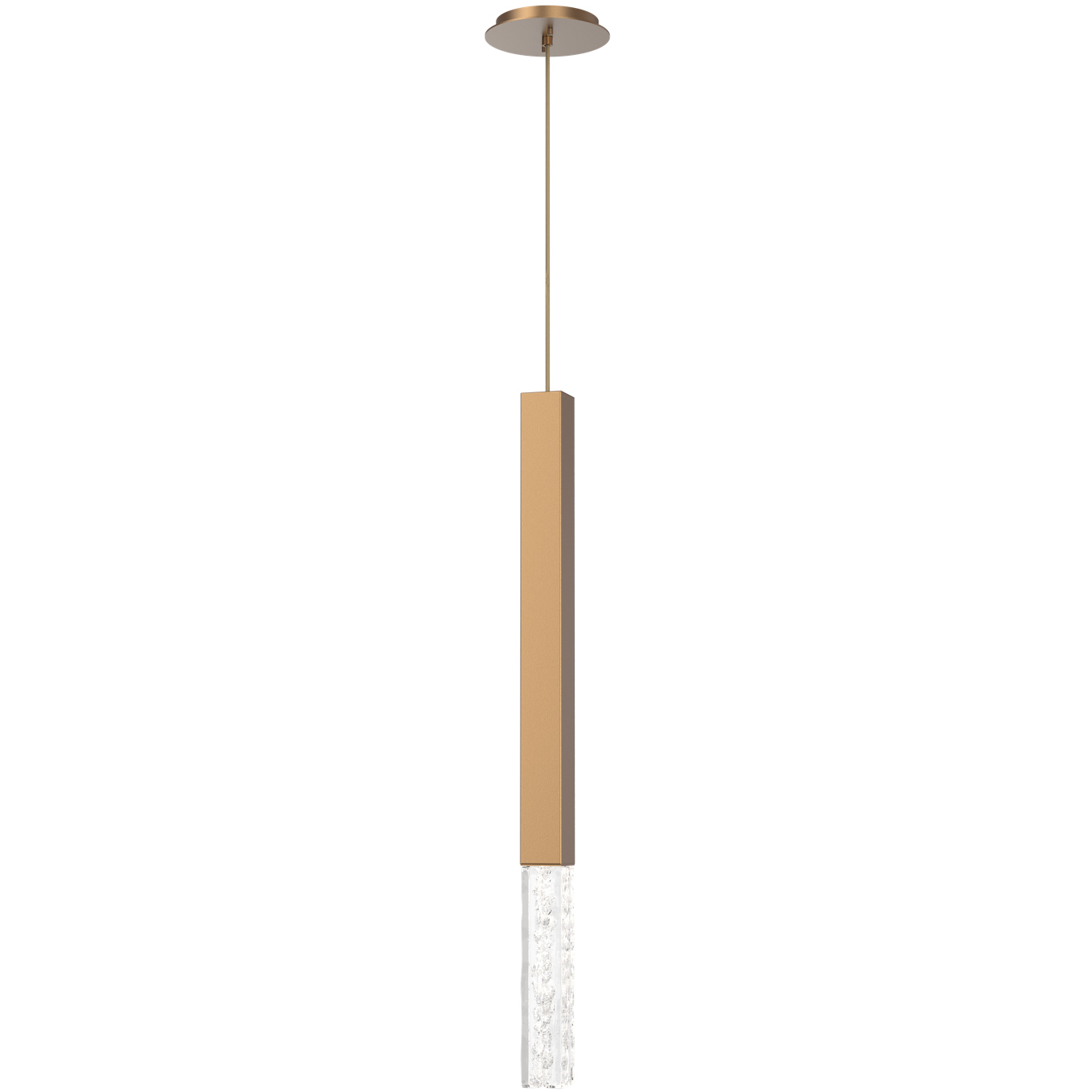 Axis XL LED Novel Brass Pendant Ceiling Light in 2700K LED