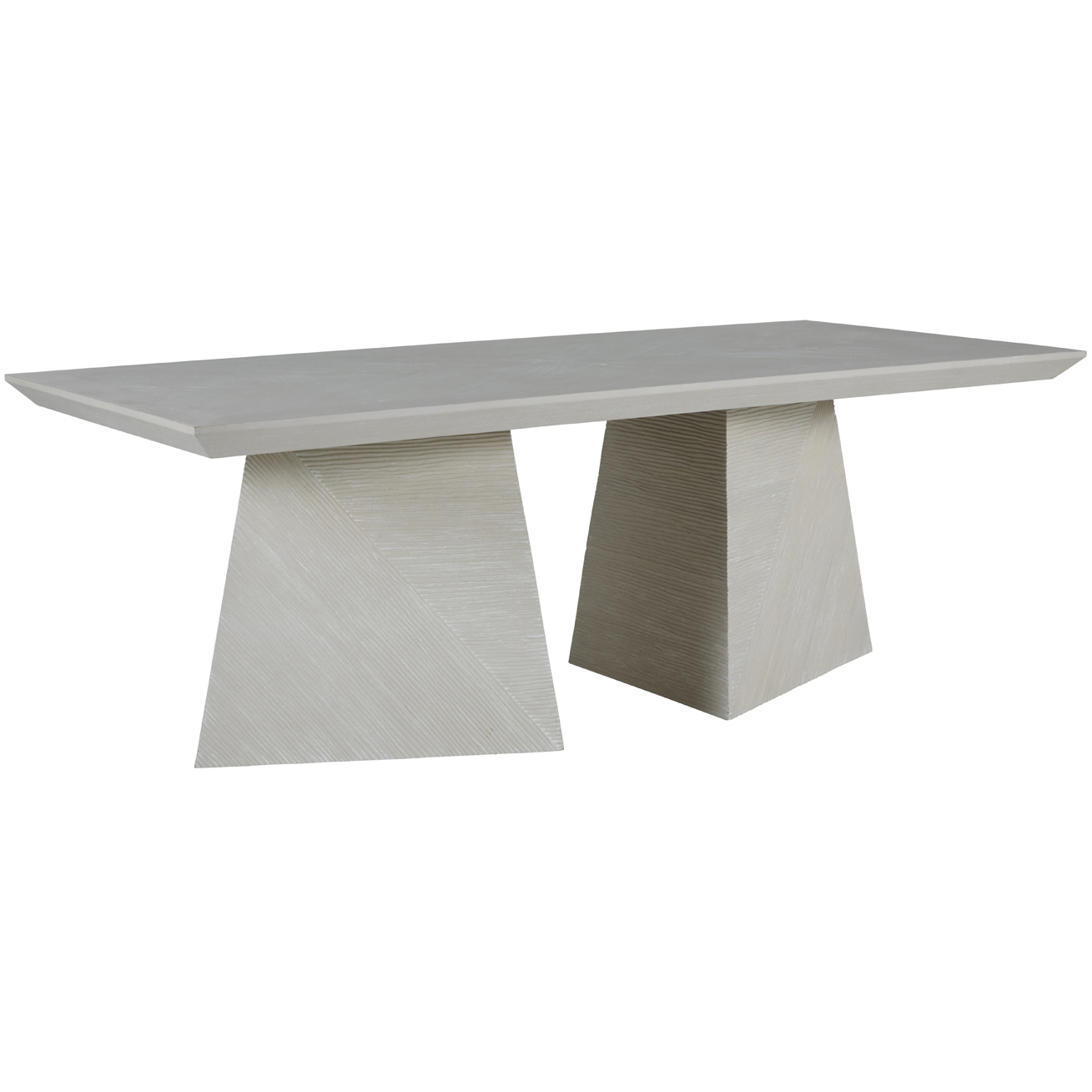 Atticus 84 X 39 inch Cerused White Dining Table