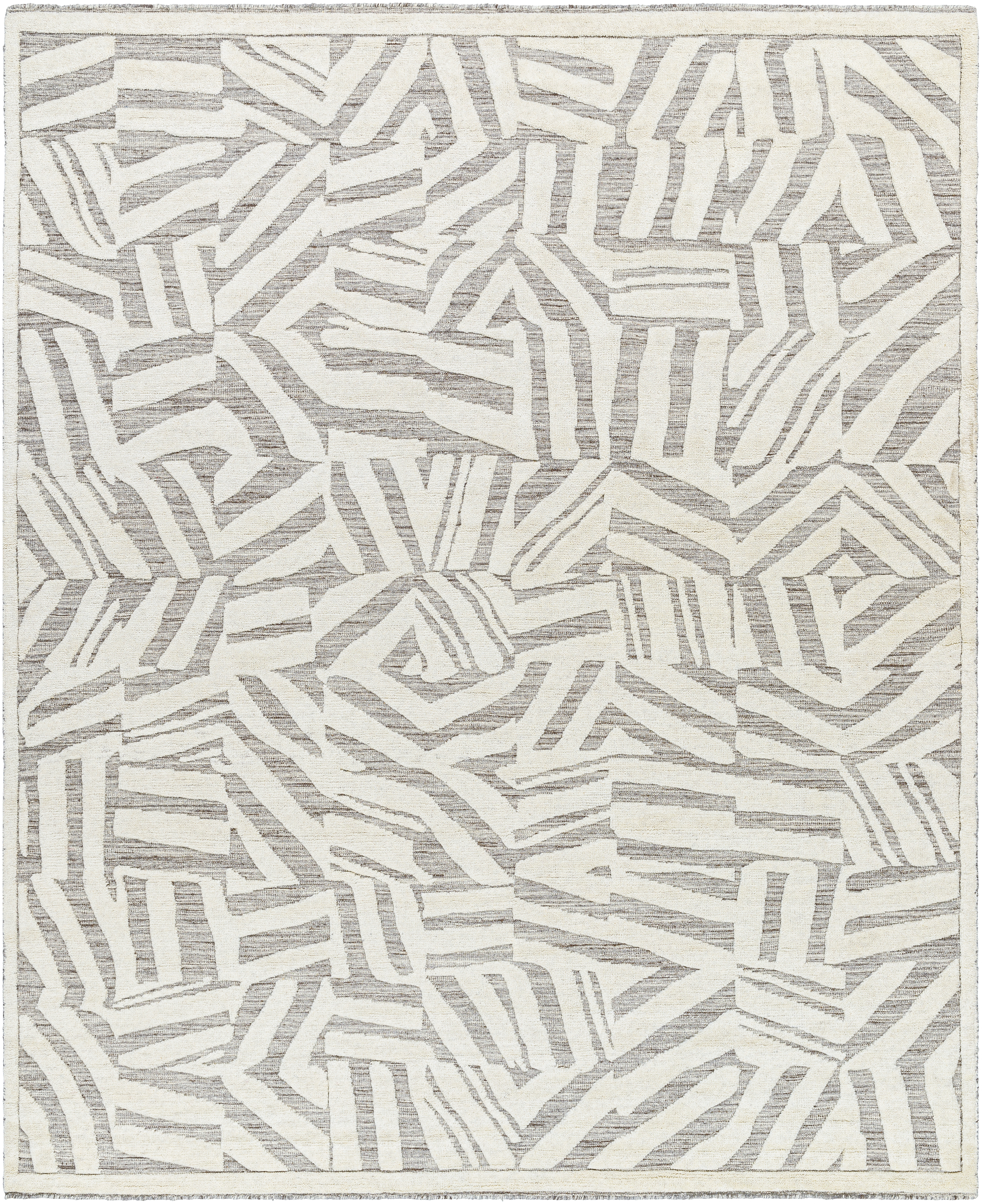 Tunus 120 X 96 inch Taupe Rug, Rectangle