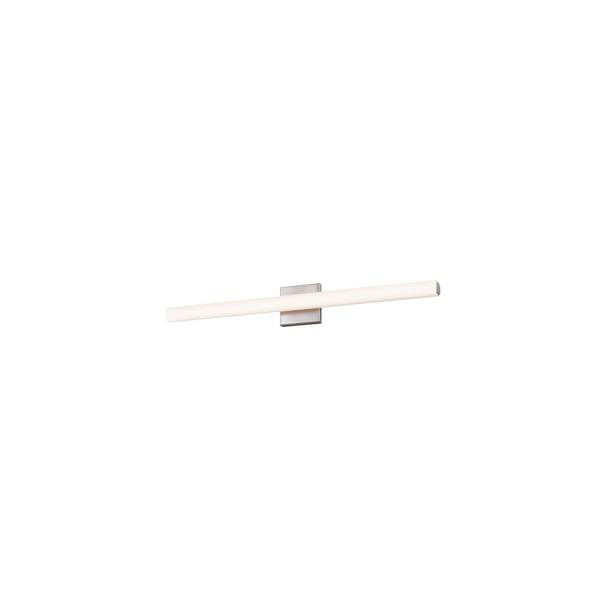 Square Bar LED 32 inch Satin Nickel Bath Bar Wall Light in 32.00 in.