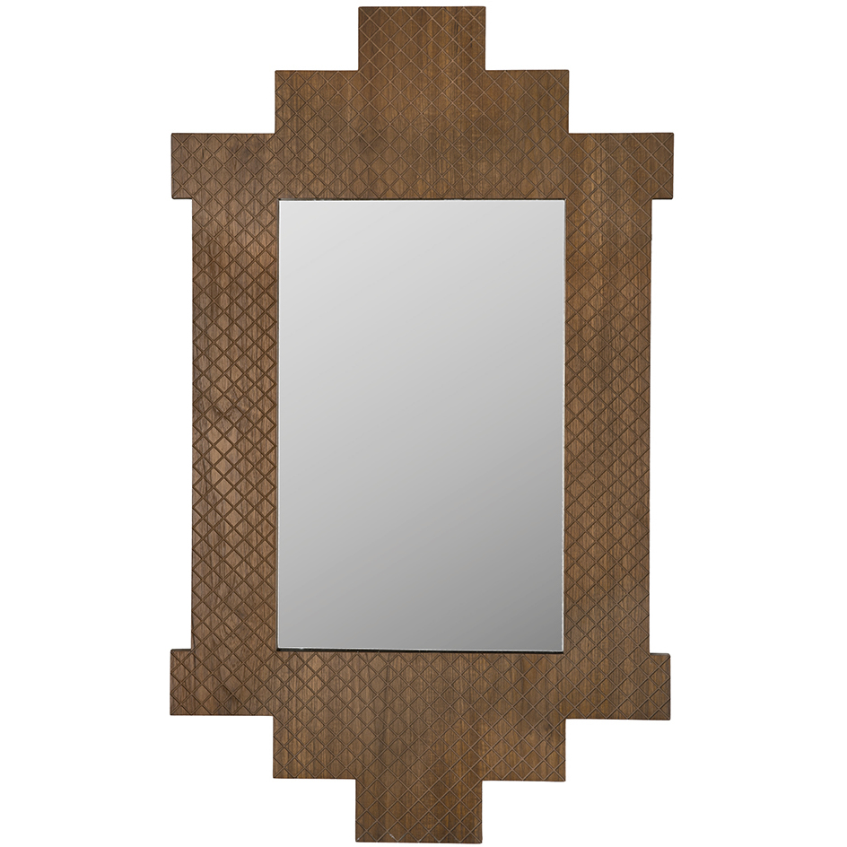 Ludwig 47 X 28.5 inch Clear Coat Flat Mirror