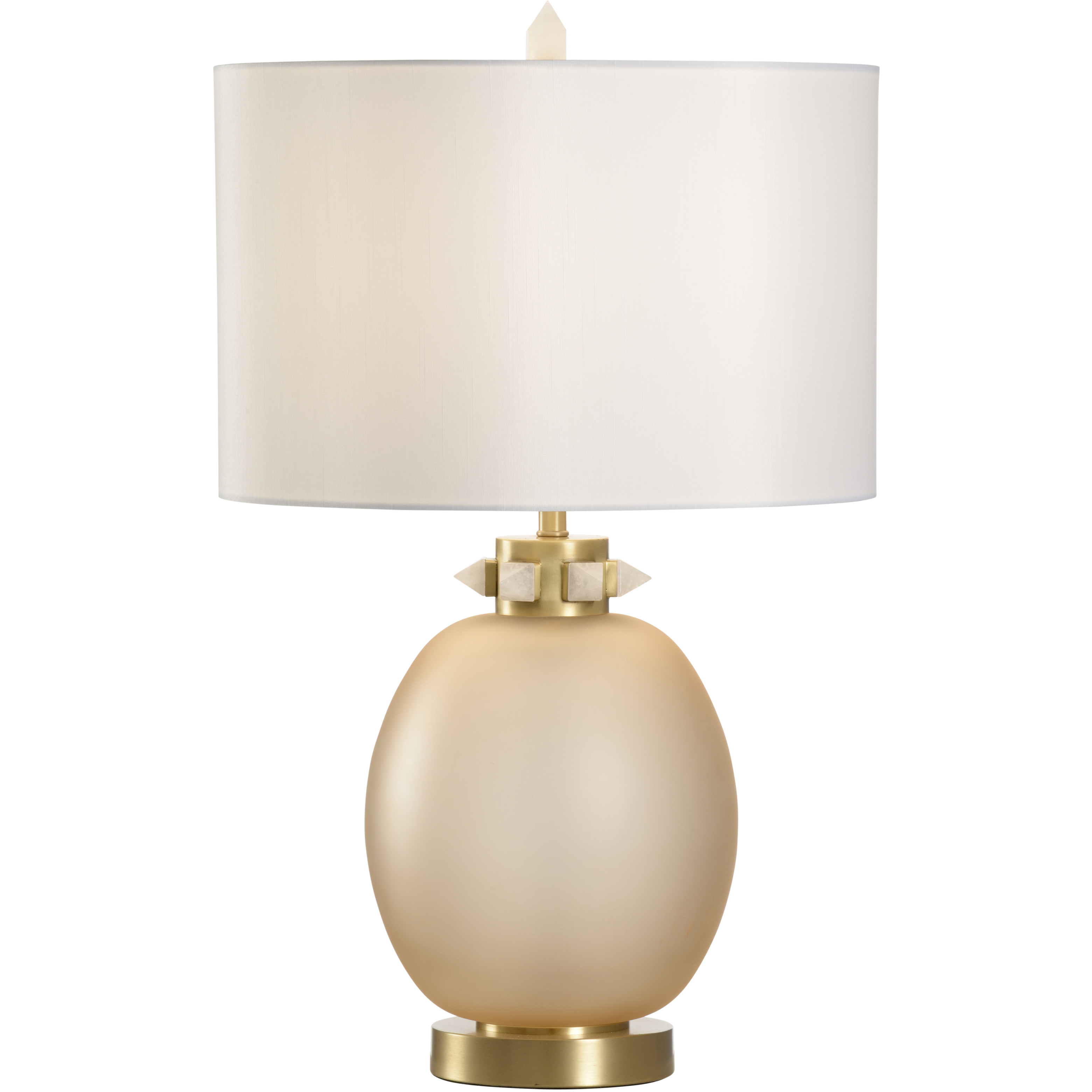 Cameron 18.5 inch 100.00 watt Brown and Gold Table Lamp Portable Light