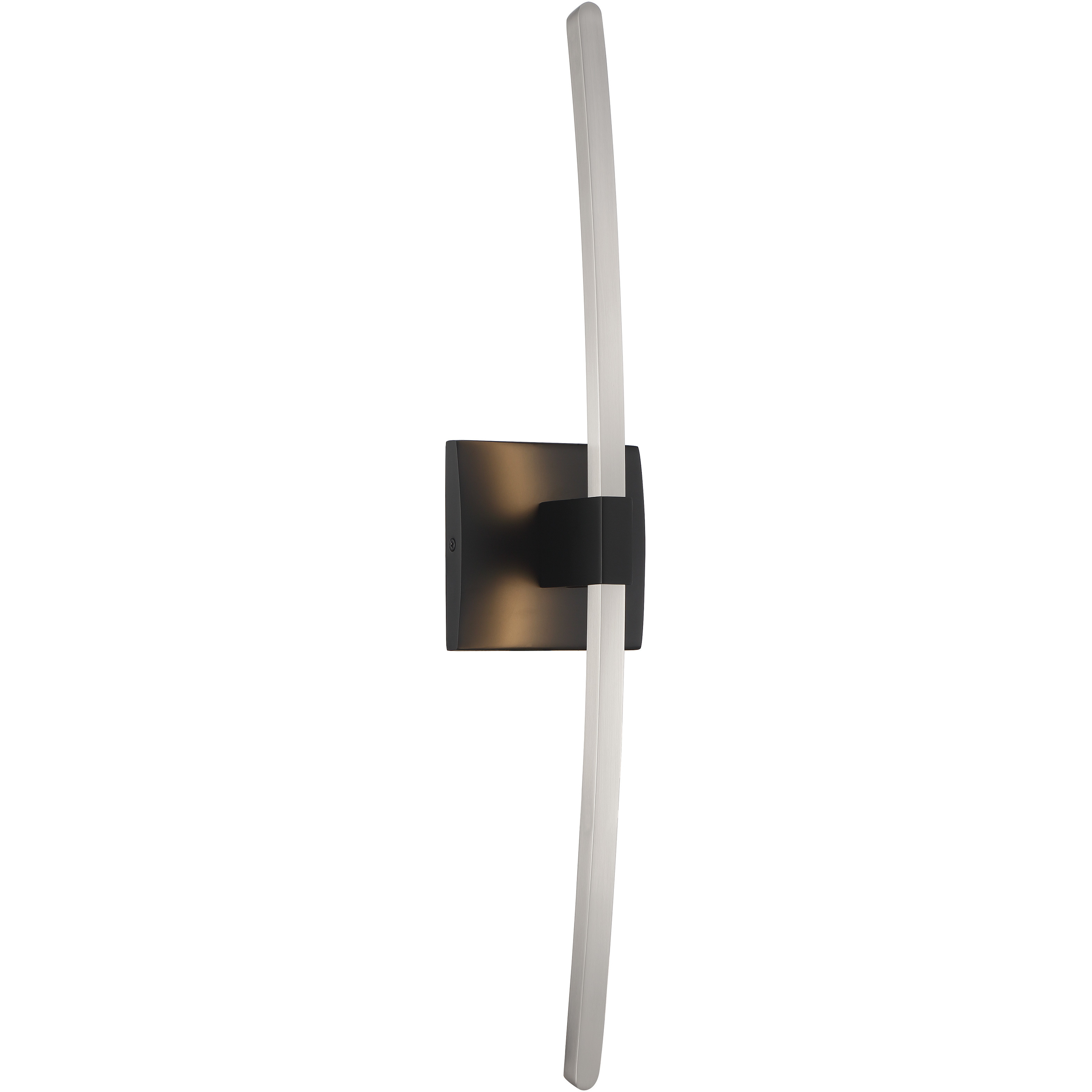 Archer LED 4.75 inch Coal With Brushed Nickel Wall Sconce Wall Light