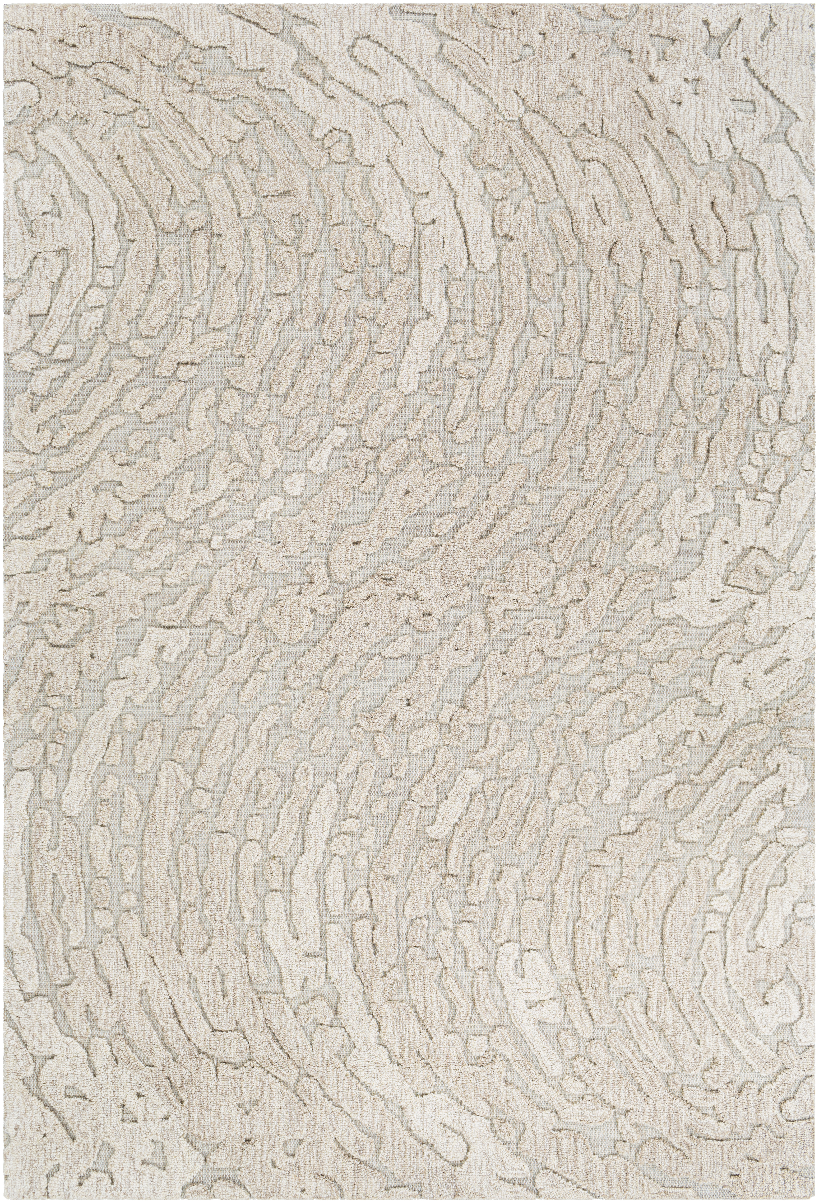Oakland 36 X 24 inch Cream Rug in 2 x 3, Rectangle