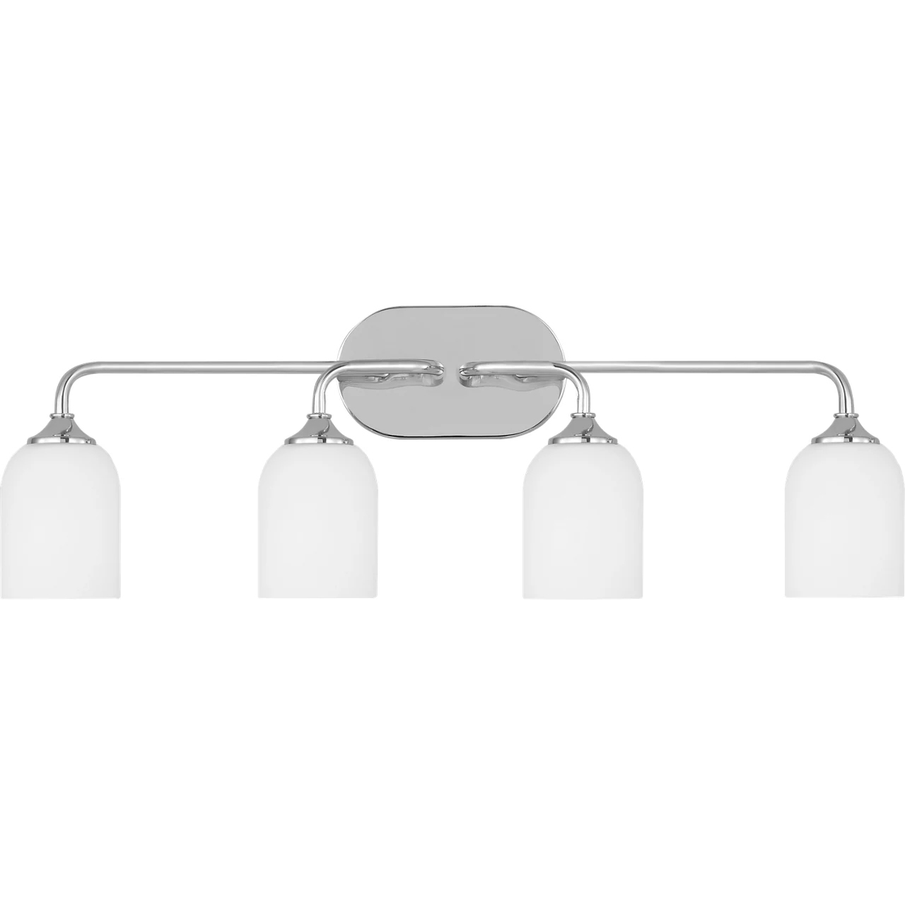 Emile 4 Light 31 inch Chrome Wall Bath Fixture Wall Light