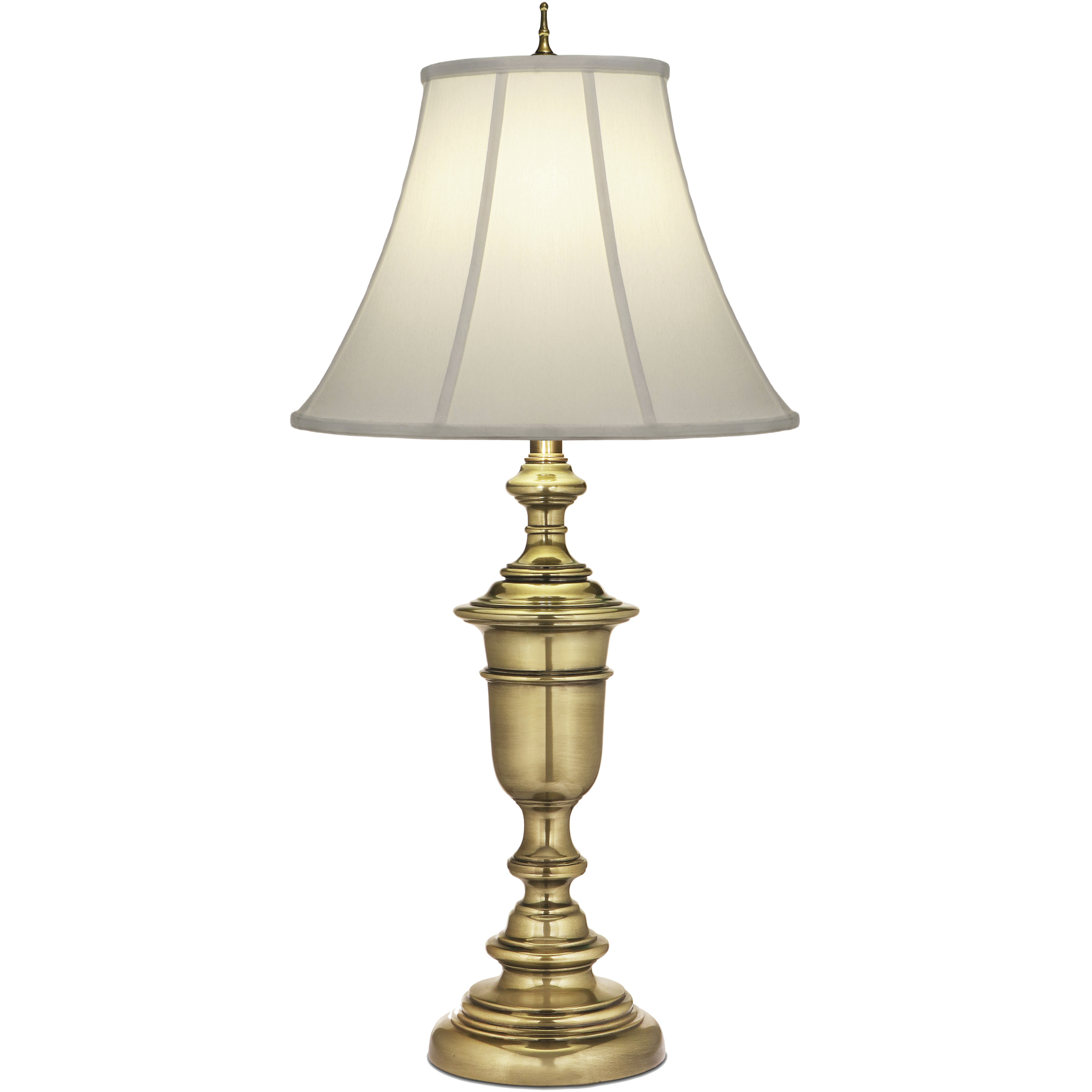 Ellie 33 inch 150 watt Burnished Brass Table Lamp Portable Light