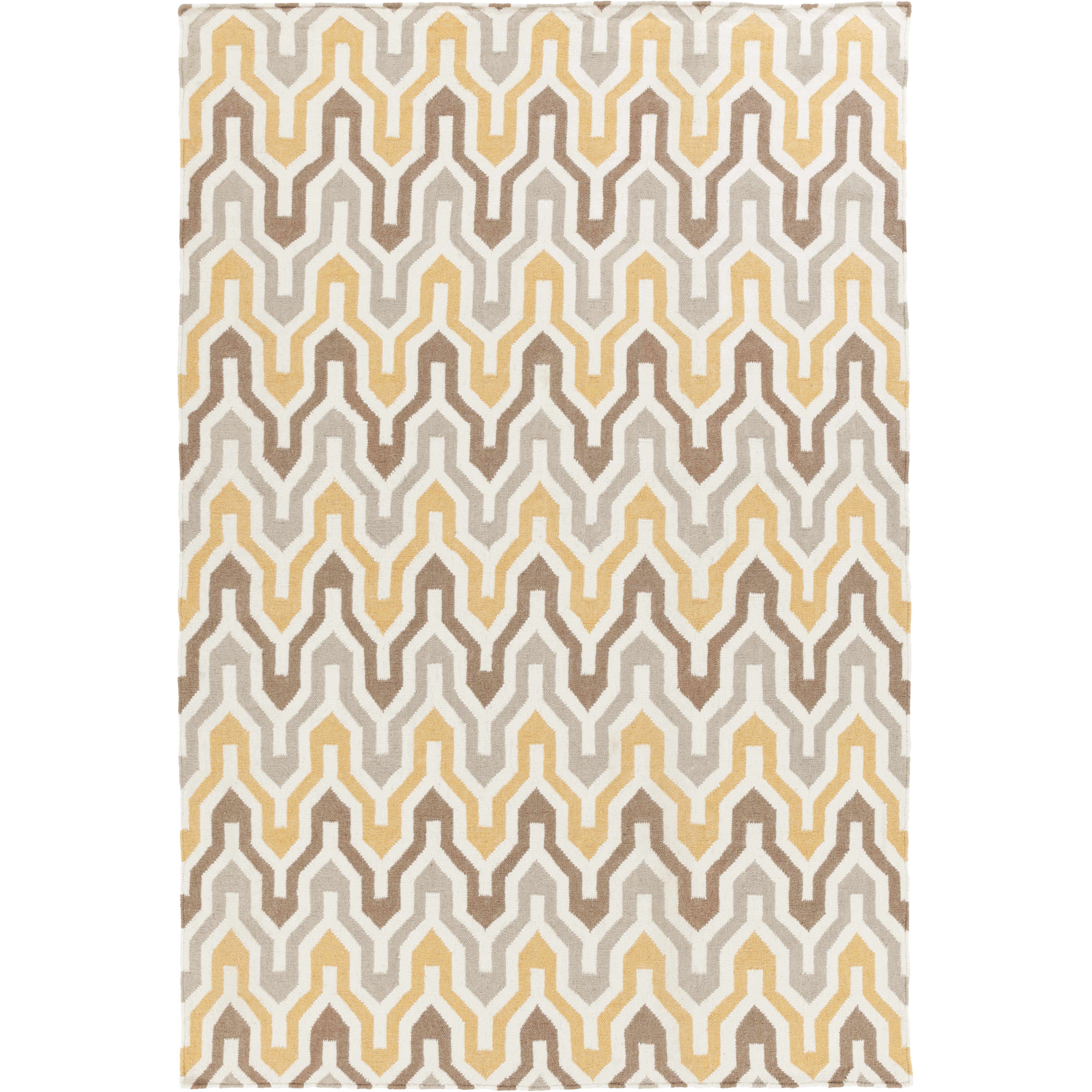 Fallon 66 X 42 inch Wheat, Camel, Ivory Rug