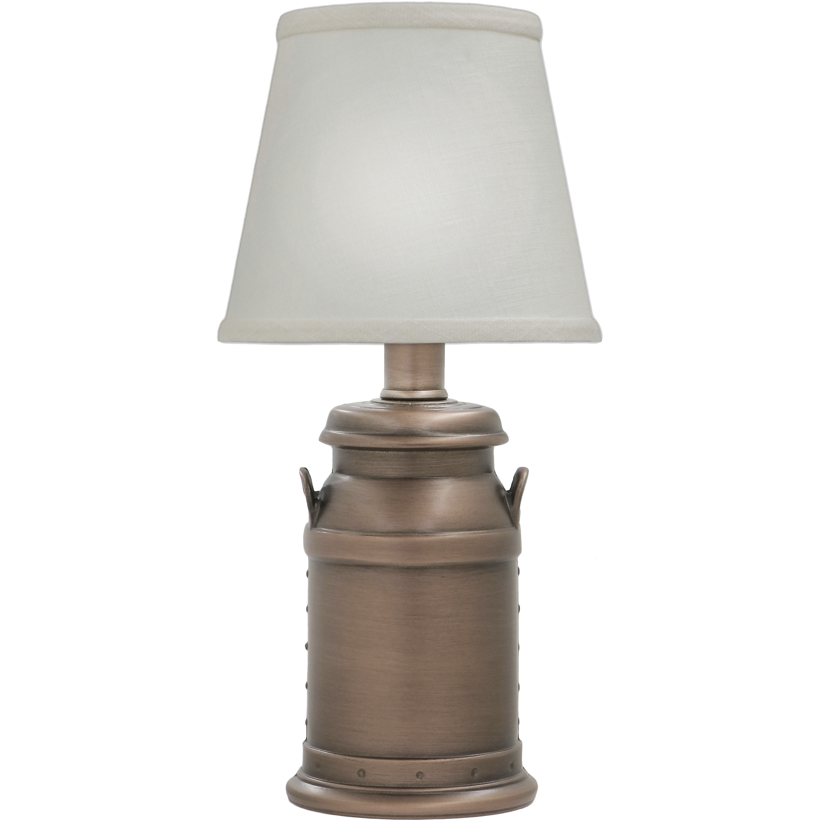 Ellie 13 inch Antique Old Bronze Mini Lamp Portable Light