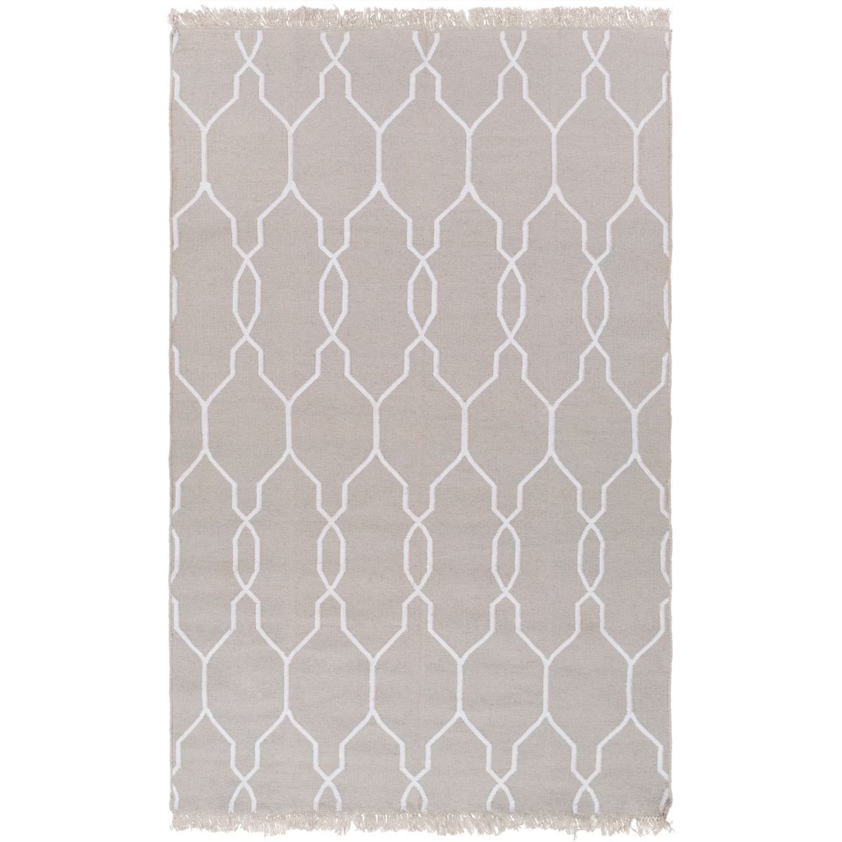 Lagoon 156 X 108 inch Gray and Neutral Indoor Area Rug, PET Yarn