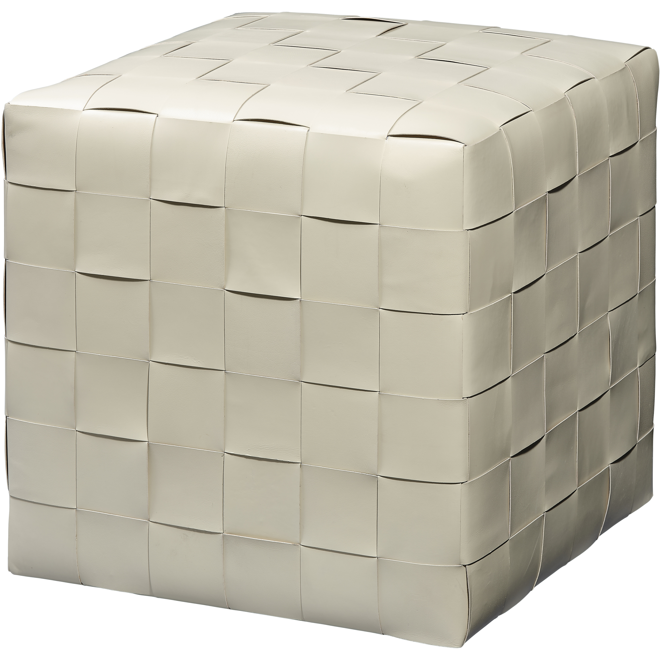 Ottoman 18 inch Cream Ottoman