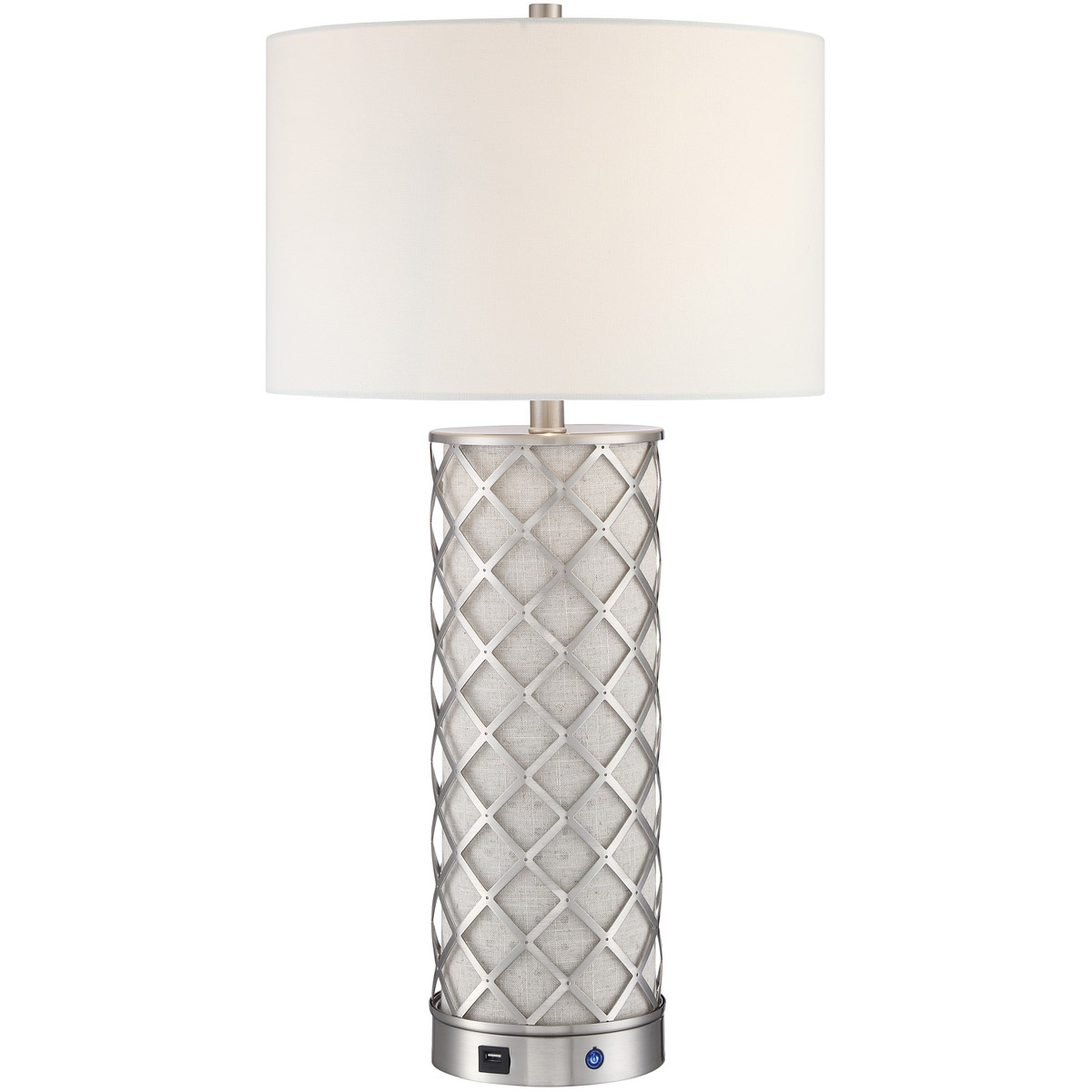 Verona 30 inch 9.00 watt Gunmetal Table Lamp Portable Light